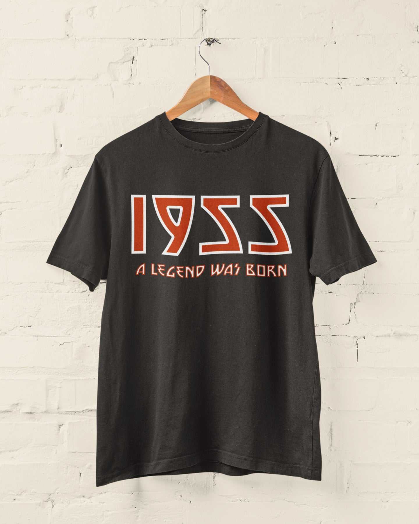 Galaxy Tees Men's 1955 A Legend Was Born T-Shirt - Heavy Metal Retro FGalaxy Tees