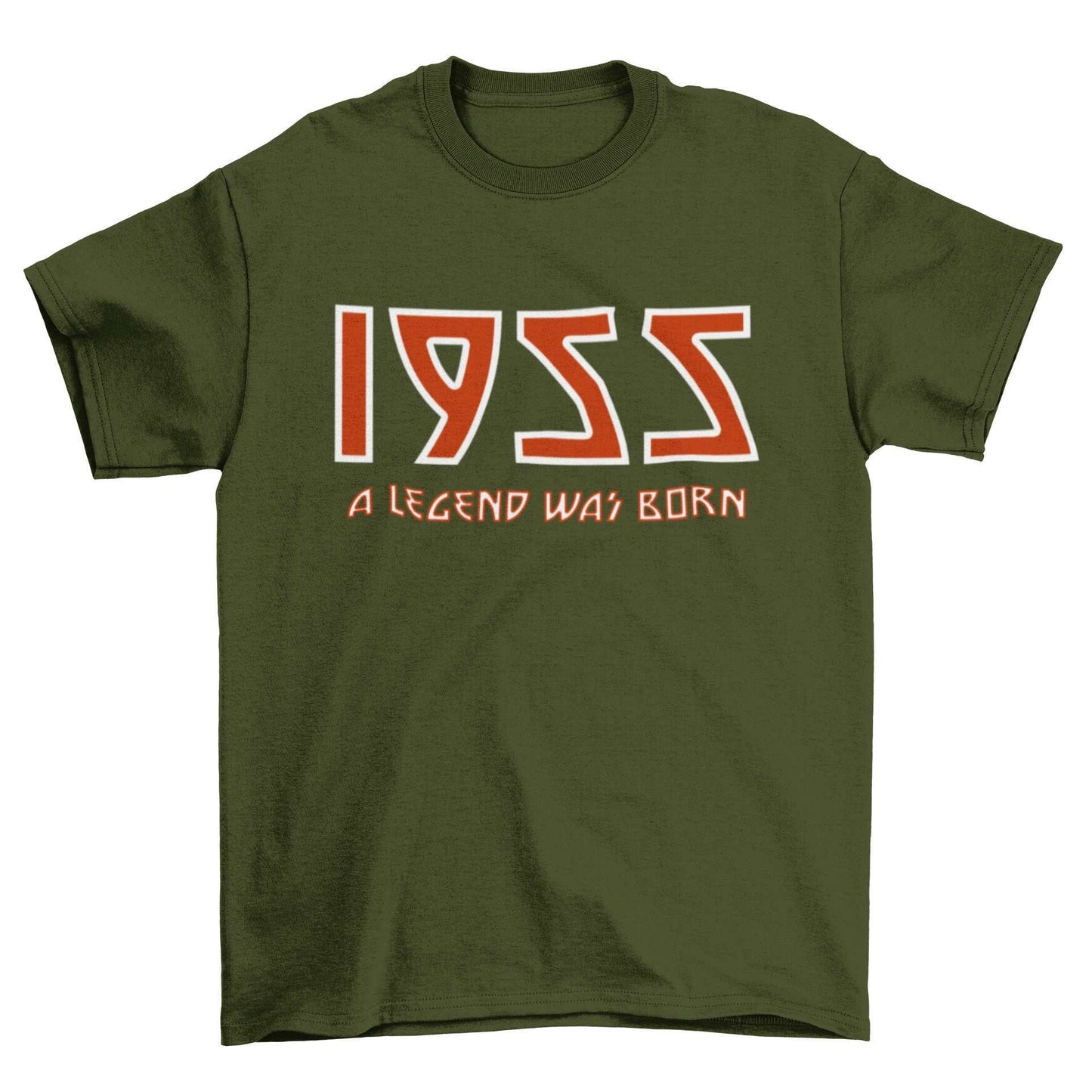Galaxy Tees Men's 1955 A Legend Was Born T-Shirt - Heavy Metal Retro FGalaxy Tees