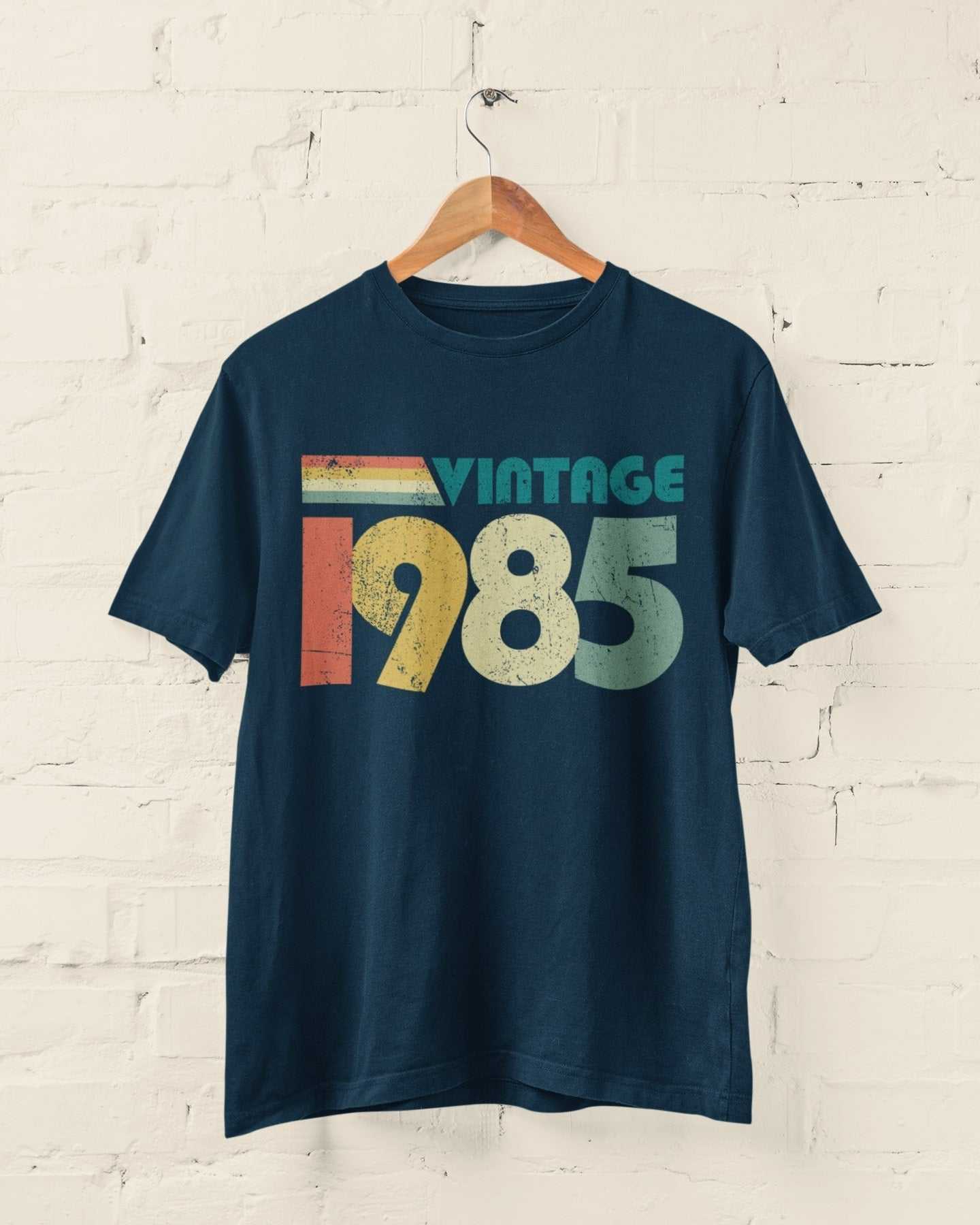 2025 Birthday PERSONALISED 40th T Shirt Vintage 1985 With Name & Age OGalaxy Tees