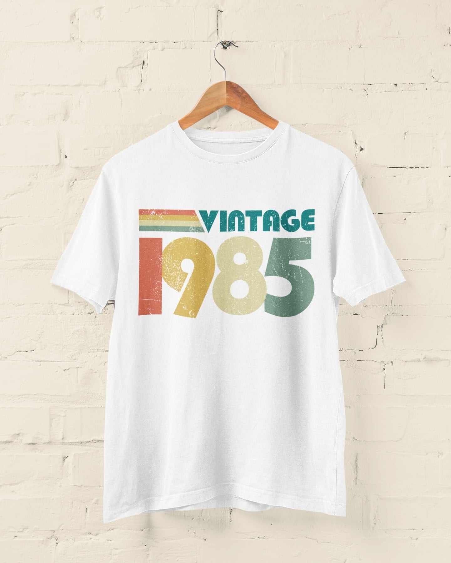 2025 Birthday PERSONALISED 40th T Shirt Vintage 1985 With Name & Age OGalaxy Tees