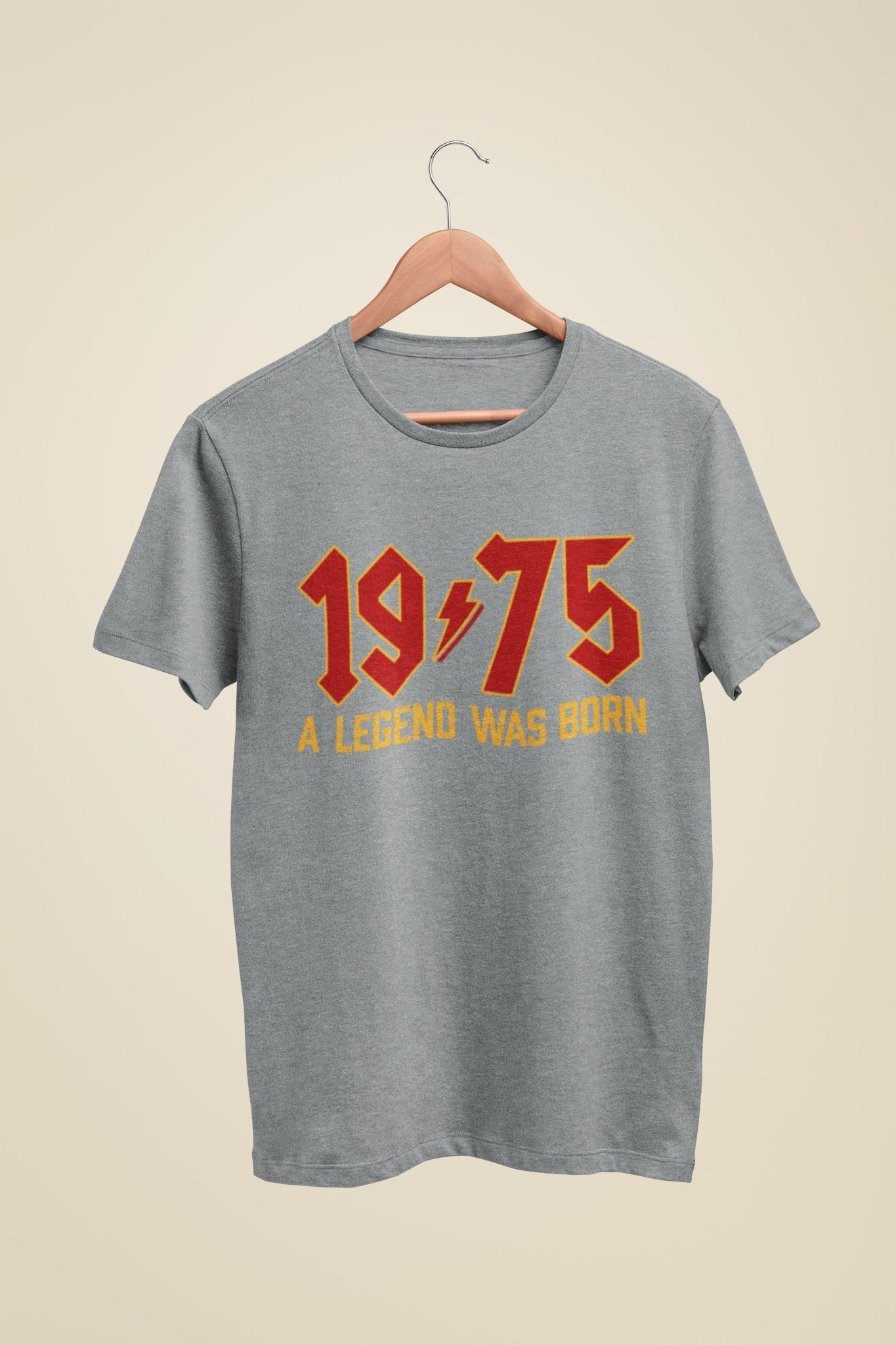 2025 Birthday PERSONALISED 50th T Shirt 1975 A Legend Was Born With BaGalaxy Tees