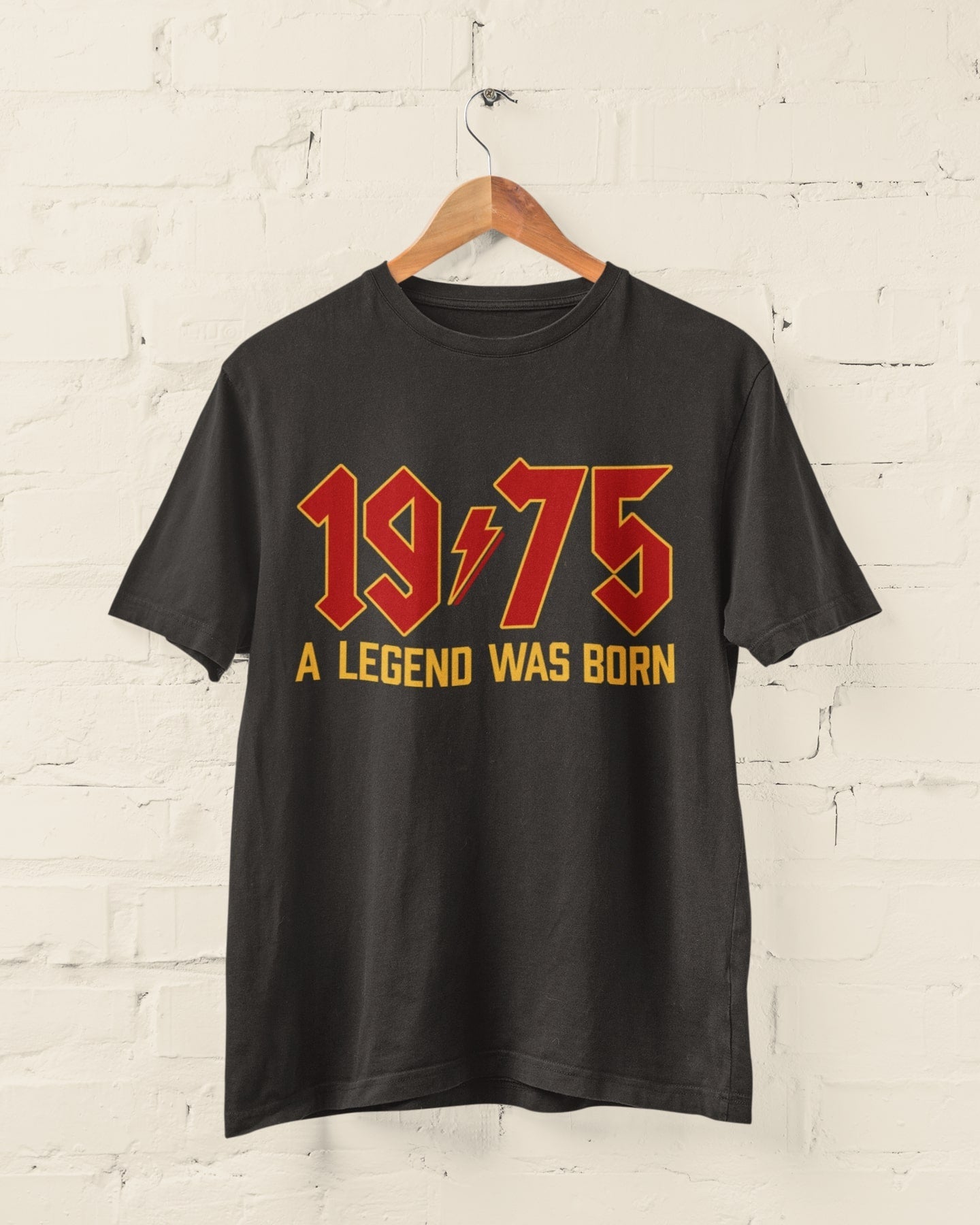 2025 Birthday PERSONALISED 50th T Shirt 1975 A Legend Was Born With BaGalaxy Tees