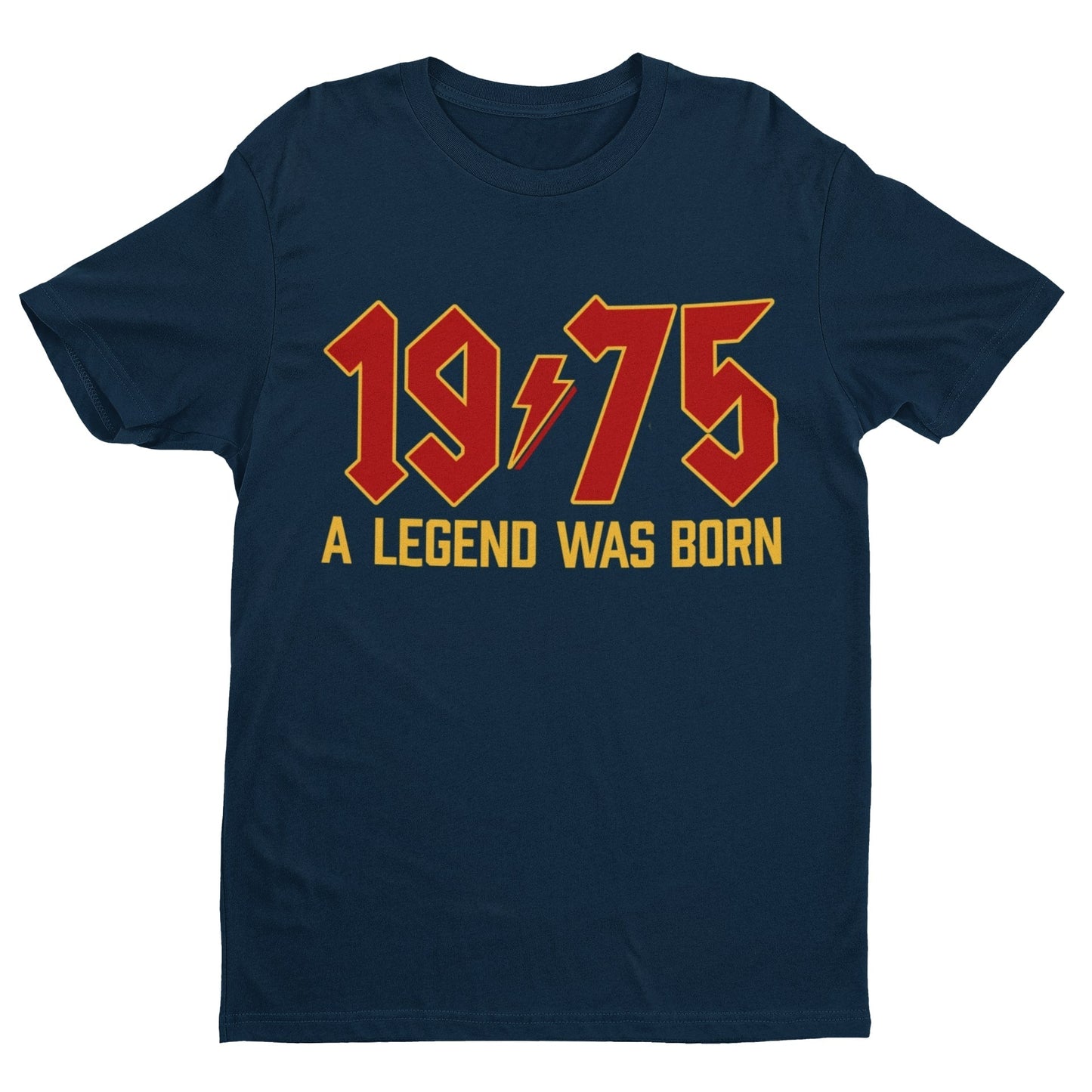 2025 Birthday PERSONALISED 50th T Shirt 1975 A Legend Was Born With BaGalaxy Tees