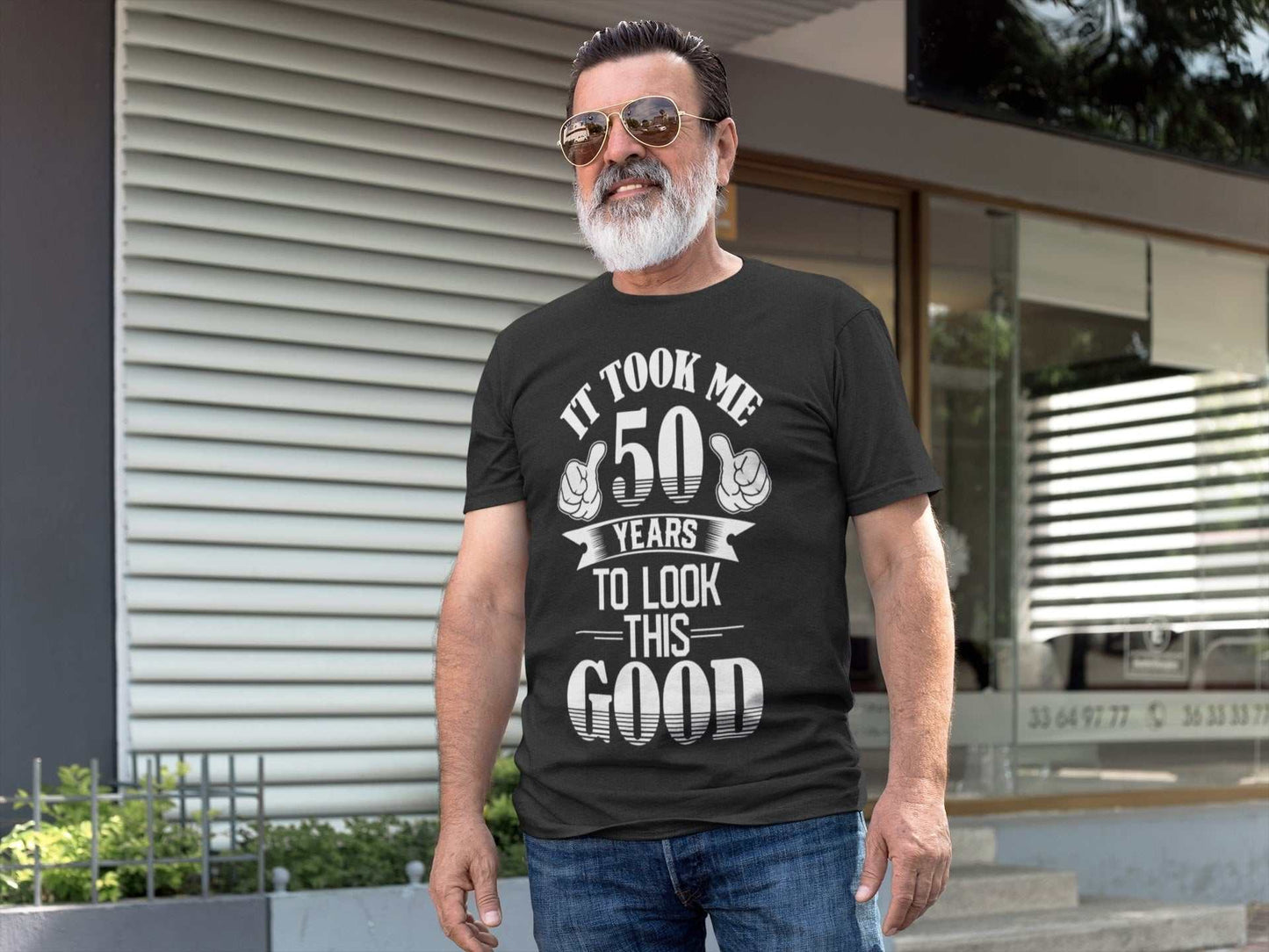 50th Birthday Funny T Shirt Gift It Took Me 50 Years To Look This GoodGalaxy Tees