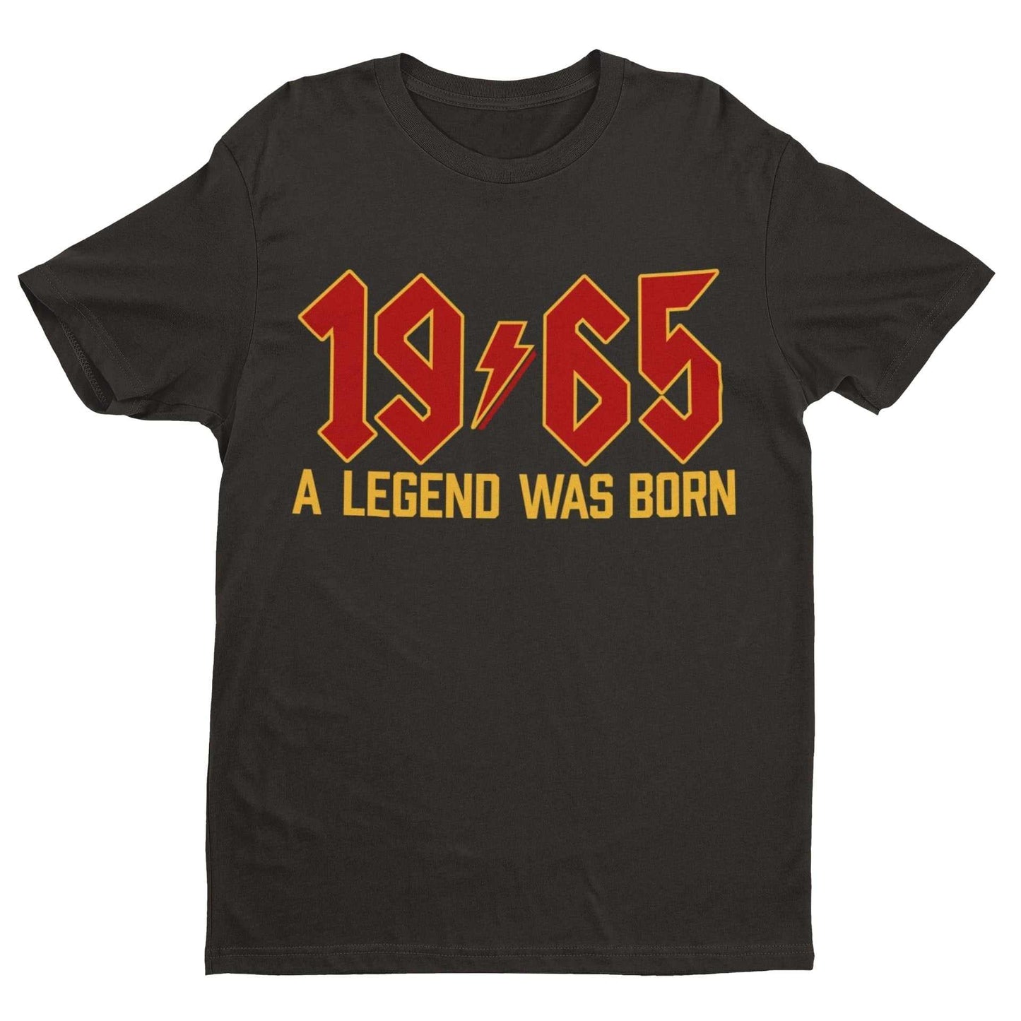 60th Birthday T Shirt For 2025 1965 A Legend Was Born Retro Heavy MetaGalaxy Tees