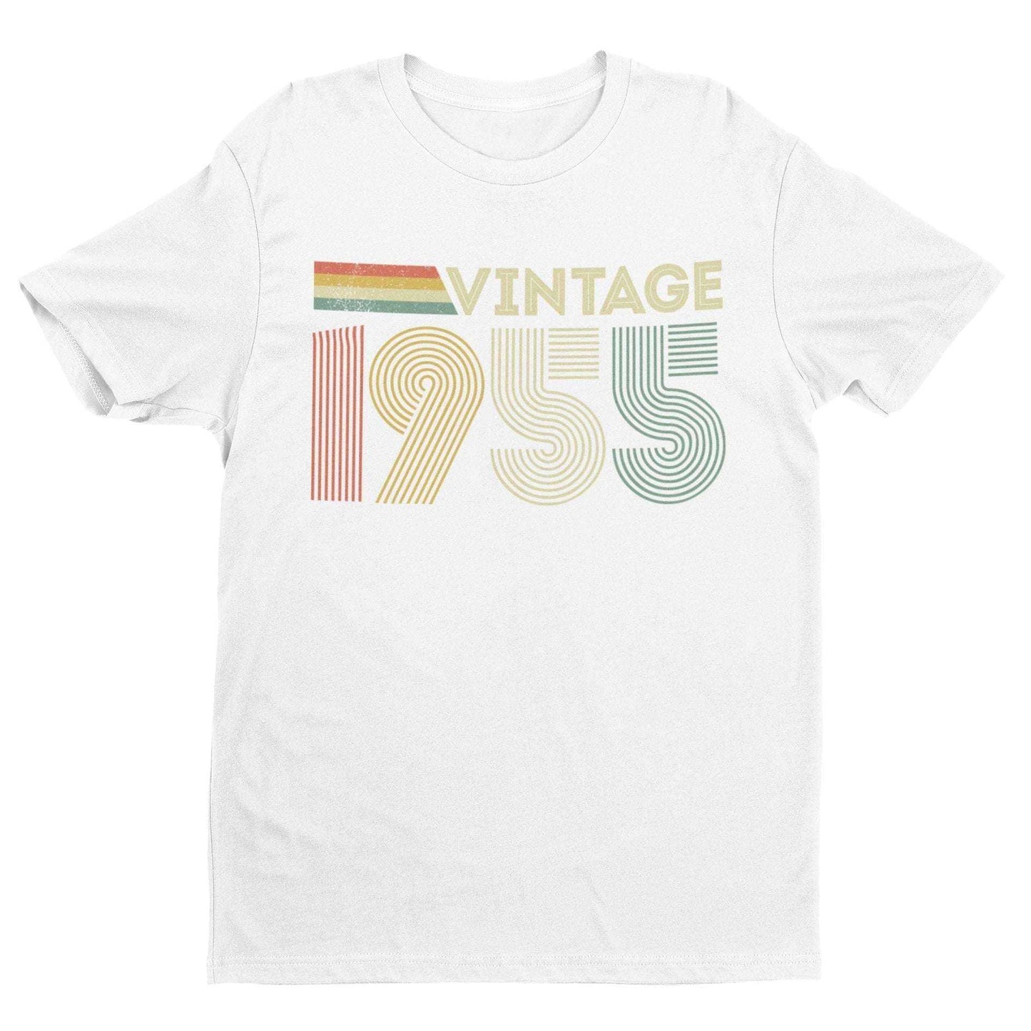 70th Birthday in 2025 Gift Idea Vintage 1955 T-Shirt Retro Font ClassiGalaxy Tees