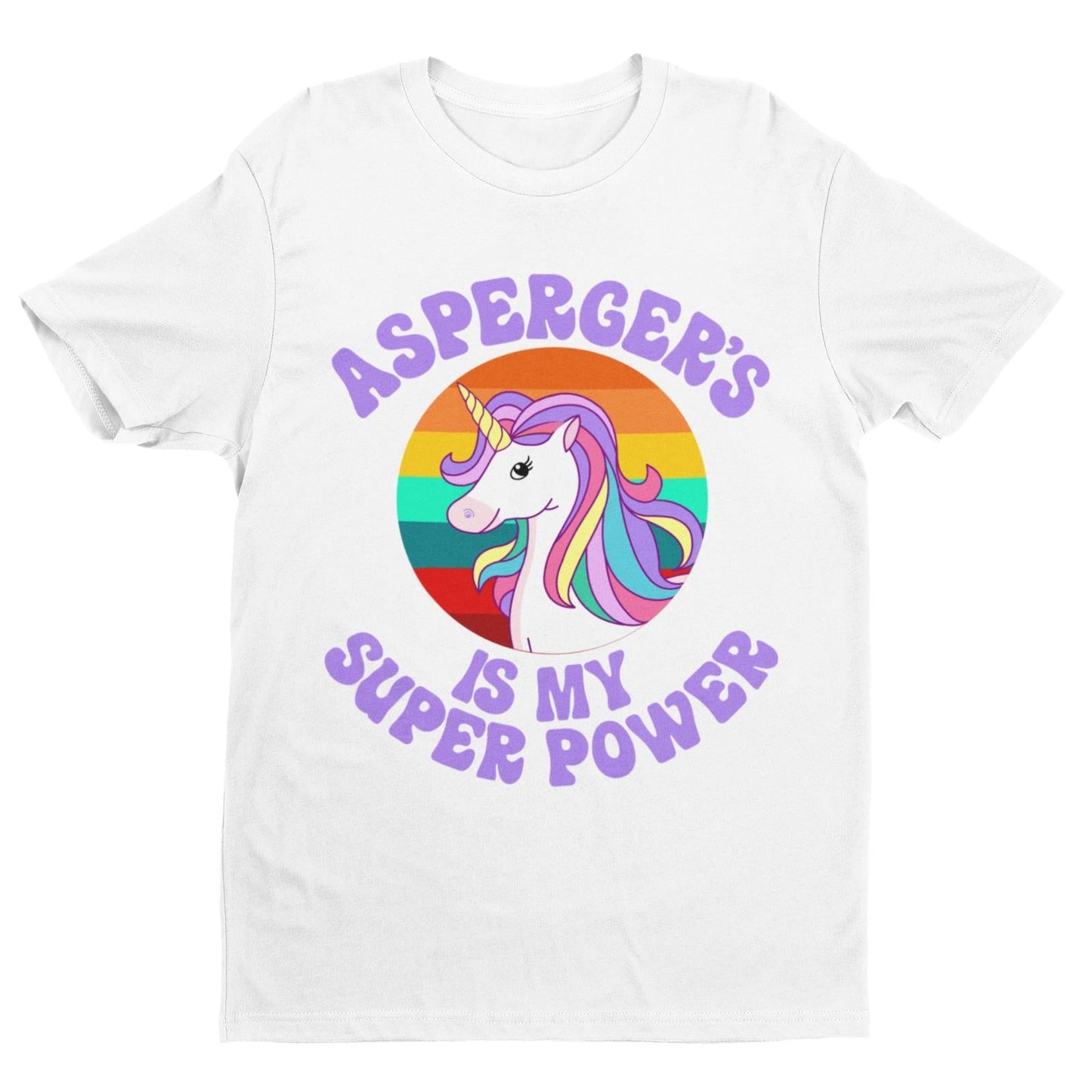 ASPERGER'S IS MY SUPERPOWER T Shirt ASPERGERS Autism Support Top UnicoGalaxy Tees