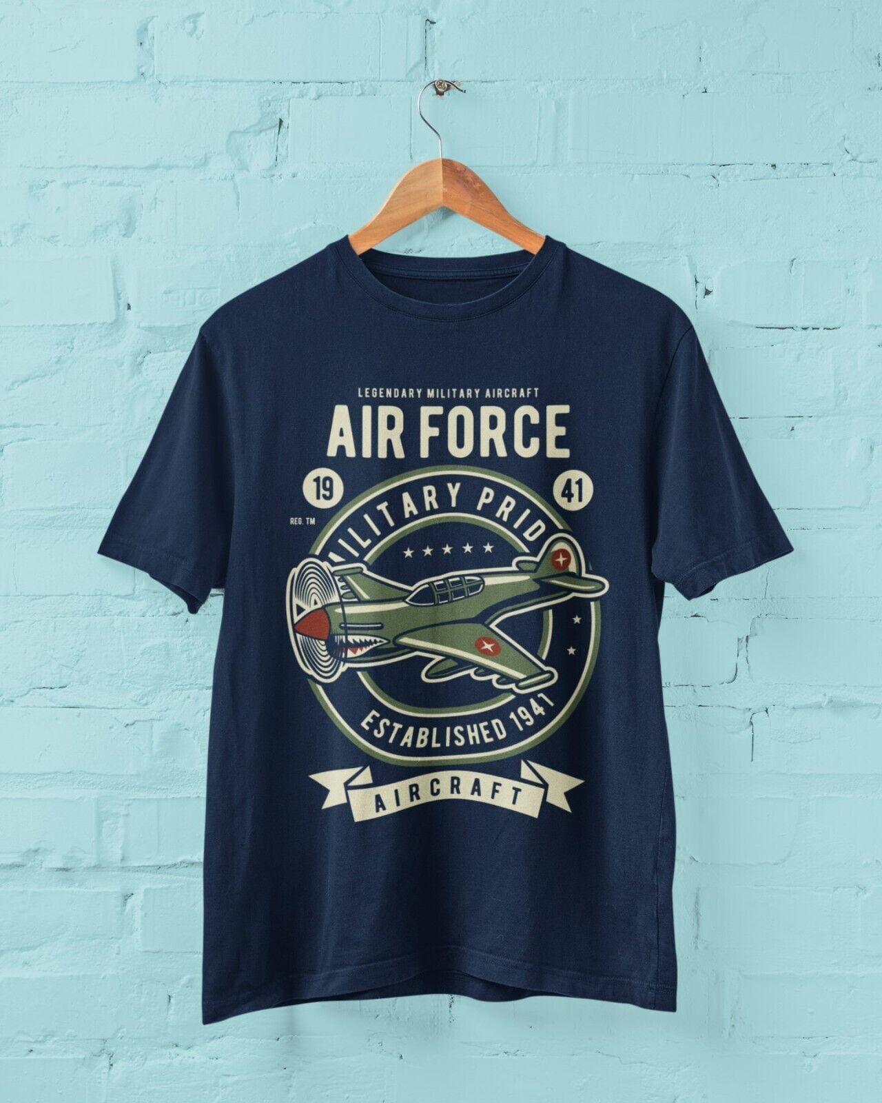 Air Force 1941 Classic Aircraft T Shirt Military Plane Spotter AeroplaGalaxy Tees