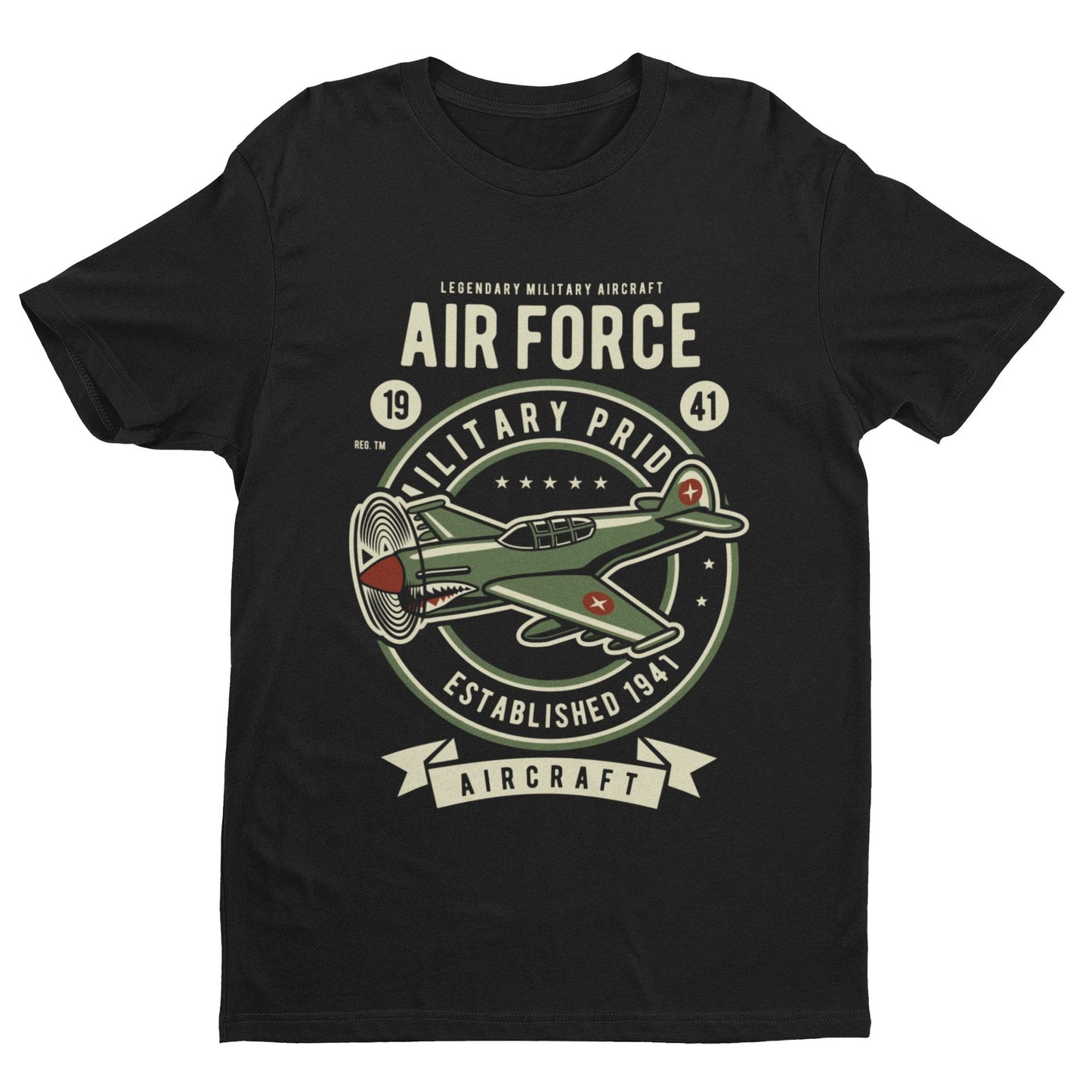 Air Force 1941 Classic Aircraft T Shirt Military Plane Spotter AeroplaGalaxy Tees