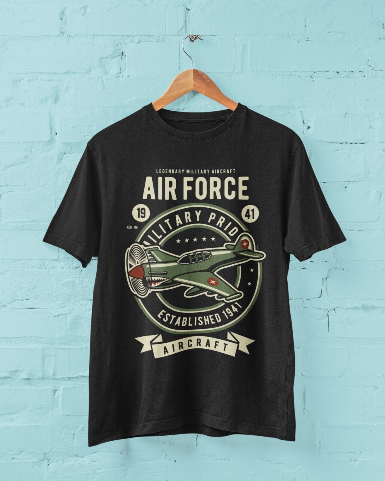 Air Force 1941 Classic Aircraft T Shirt Military Plane Spotter AeroplaGalaxy Tees