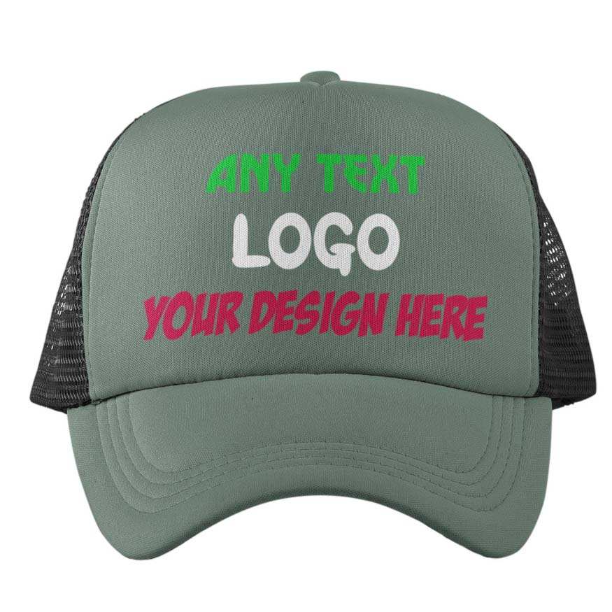 Custom Printed Baseball Trucker Cap Your Design Logo Text PersonalisedGalaxy Tees