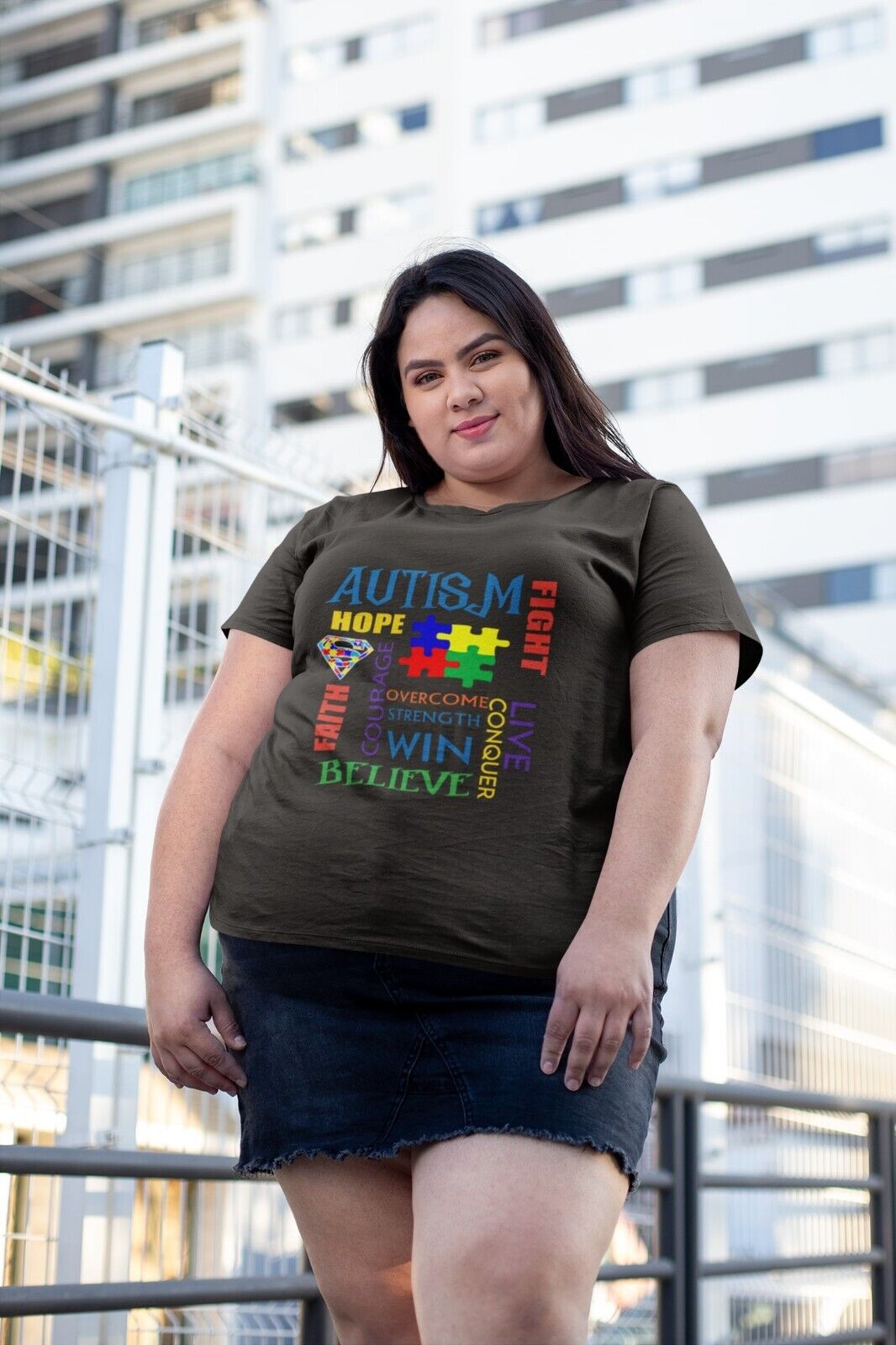 Autism Awareness and Support T Shirt Faith Autistic Courage Good to BeGalaxy Tees