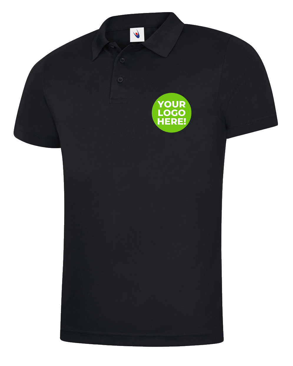 Personalised Performance Polo Shirt with YOUR COMPANY LOGO printed Workwear