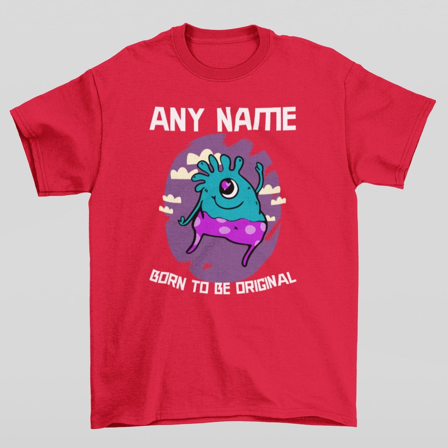 Customisable Born To be Original Kids T-shirt Personalised With Name CGalaxy Tees