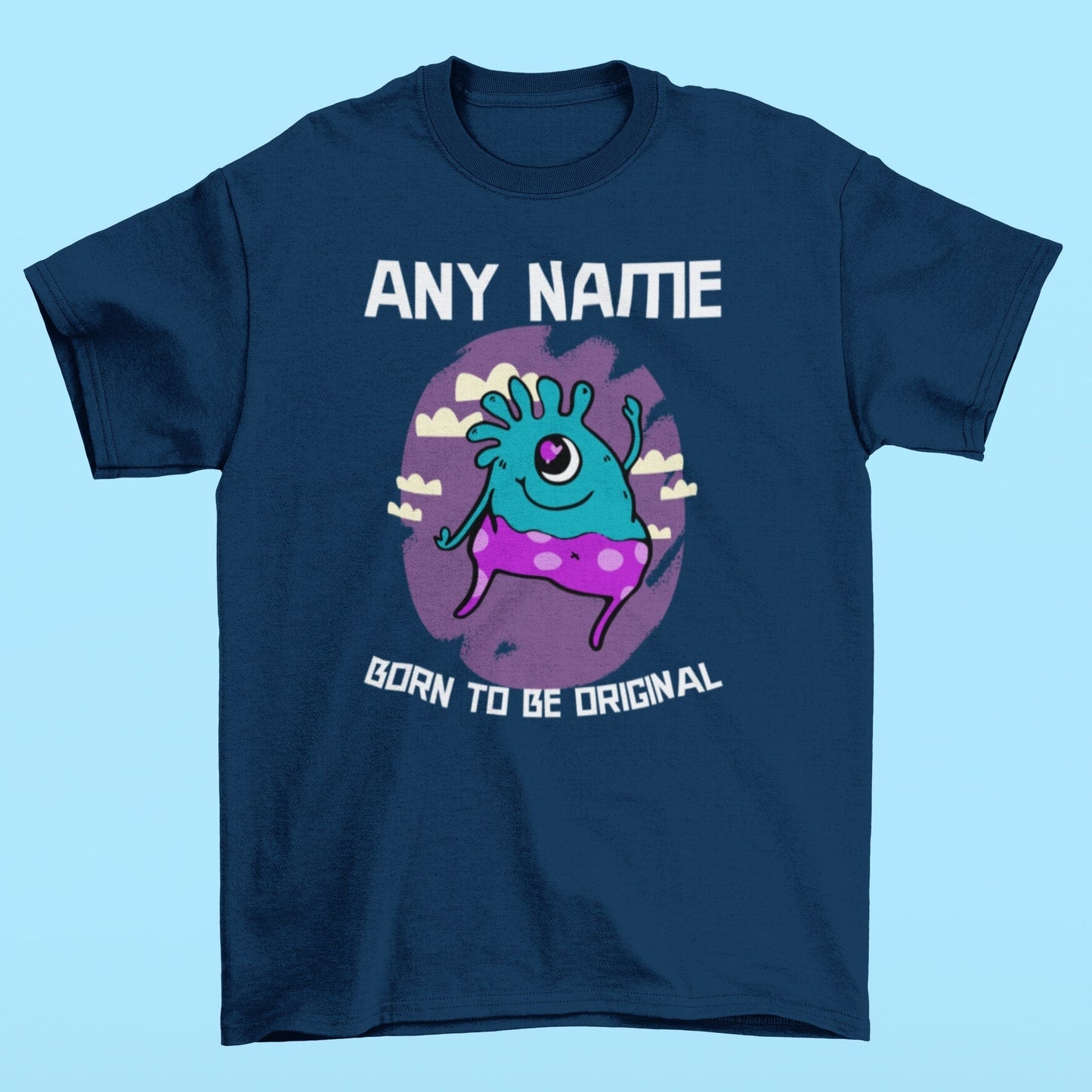 Customisable Born To be Original Kids T-shirt Personalised With Name CGalaxy Tees