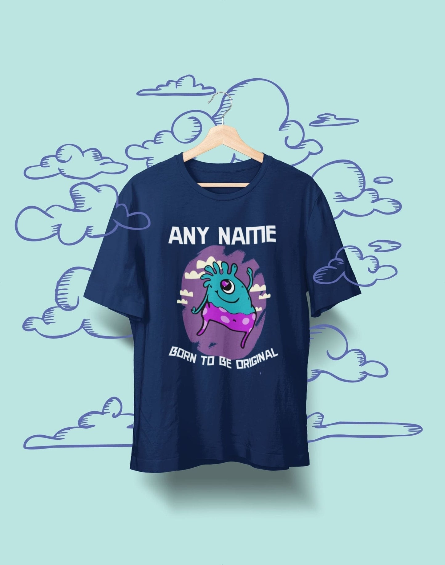 Customisable Born To be Original Kids T-shirt Personalised With Name CGalaxy Tees