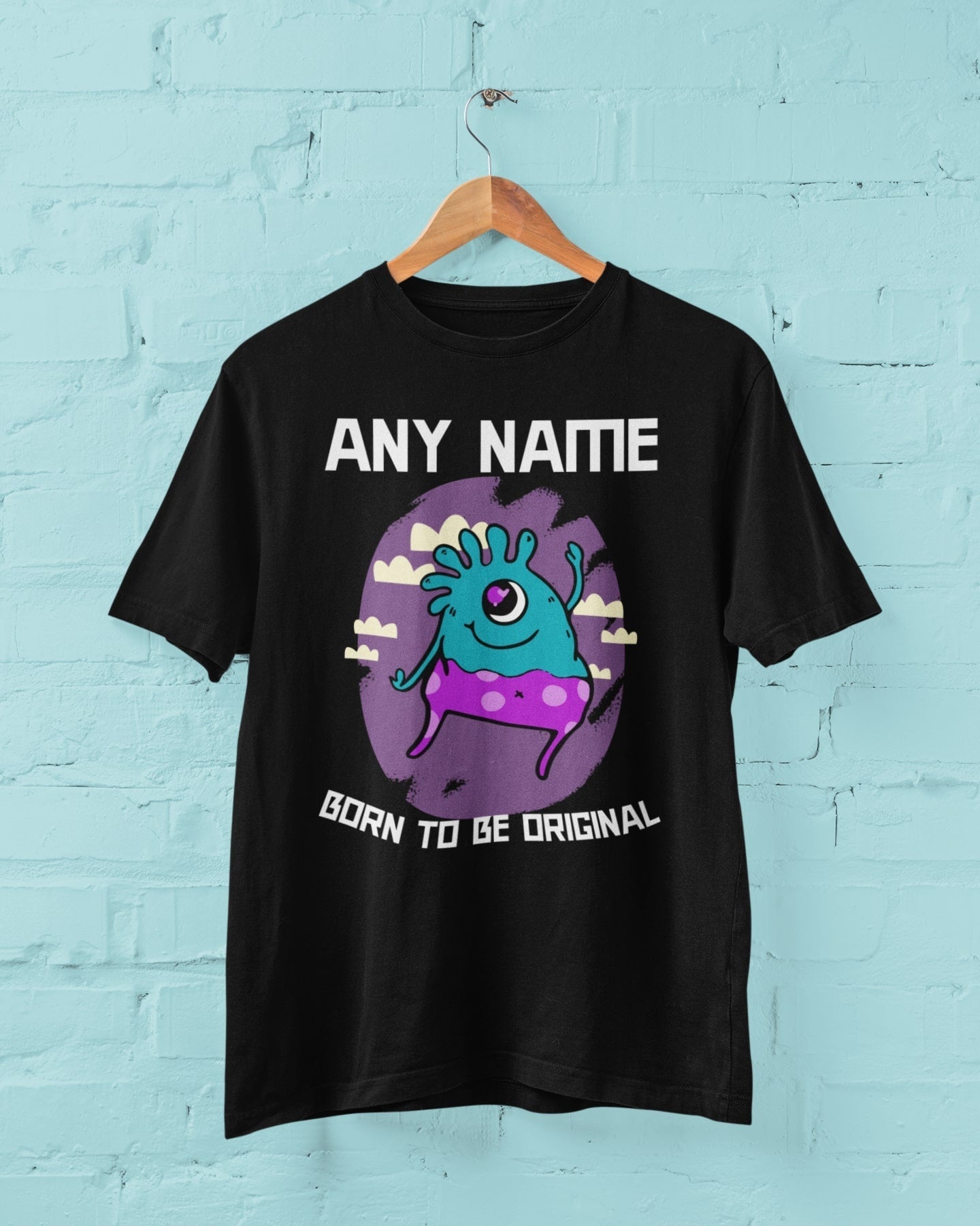 Customisable Born To be Original Kids T-shirt Personalised With Name CGalaxy Tees