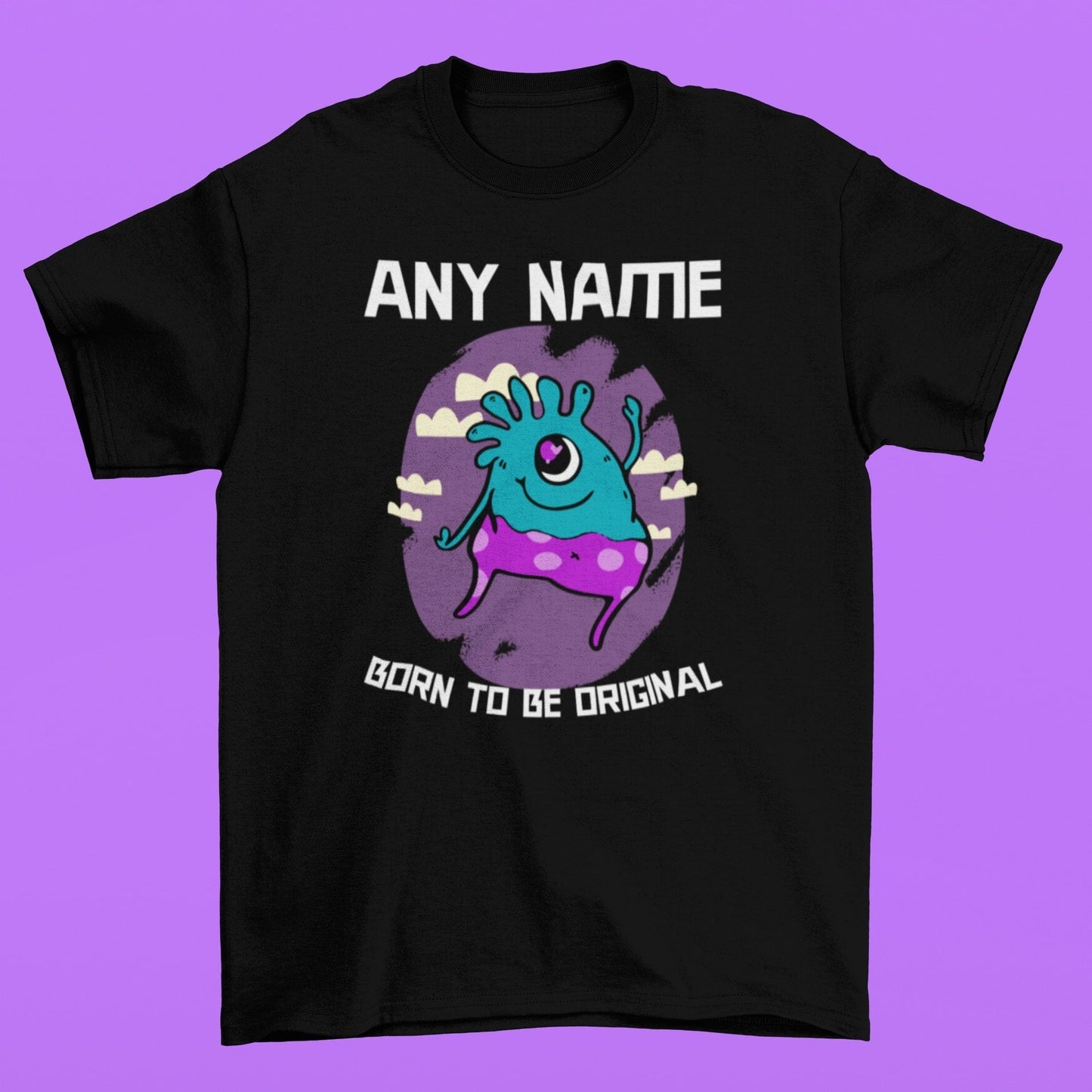 Customisable Born To be Original Kids T-shirt Personalised With Name CGalaxy Tees