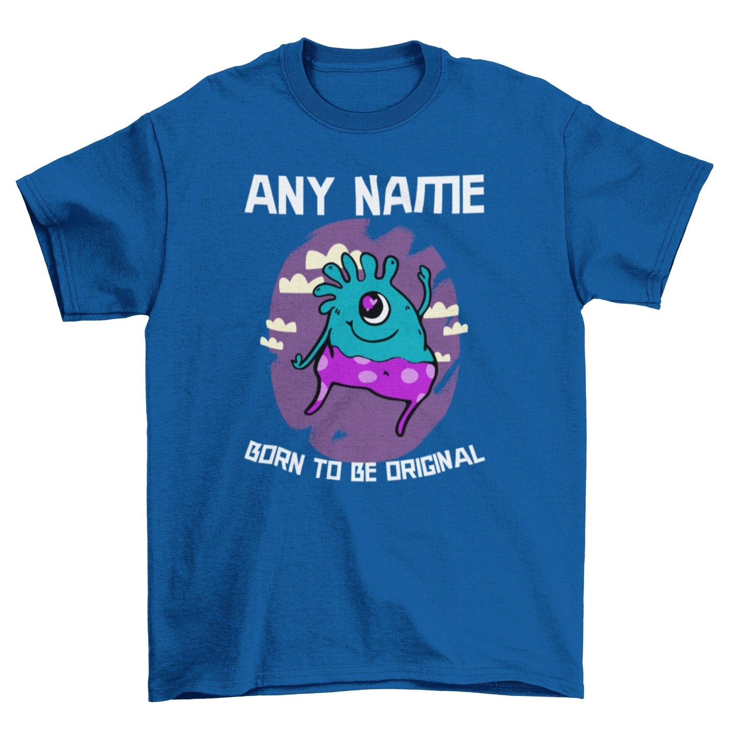 Customisable Born To be Original Kids T-shirt Personalised With Name CGalaxy Tees