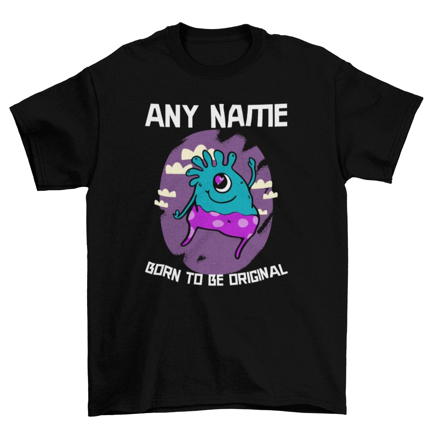 Customisable Born To be Original Kids T-shirt Personalised With Name CGalaxy Tees