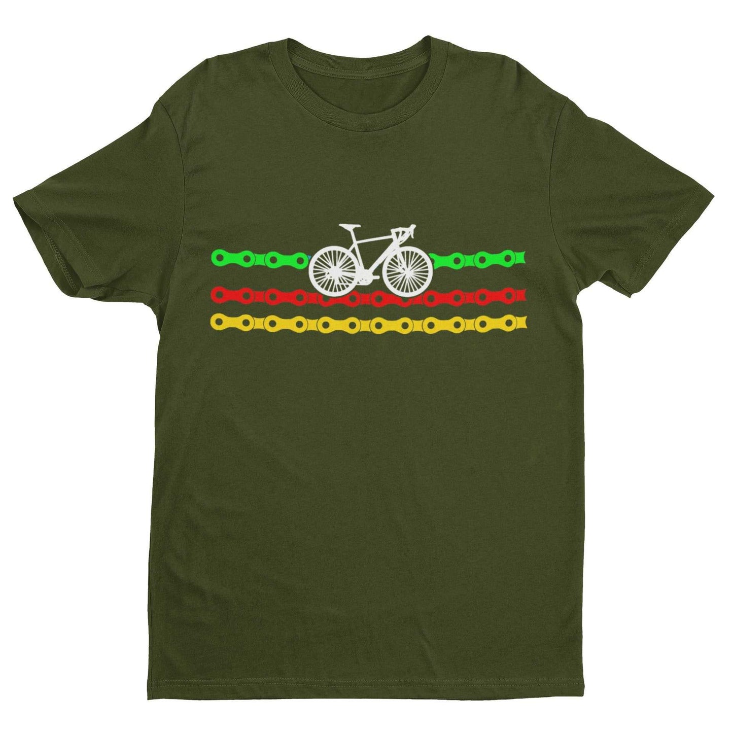 Cycling T Shirt Bike Chain Mechanics Gift For Cyclist Pedal Power RealGalaxy Tees