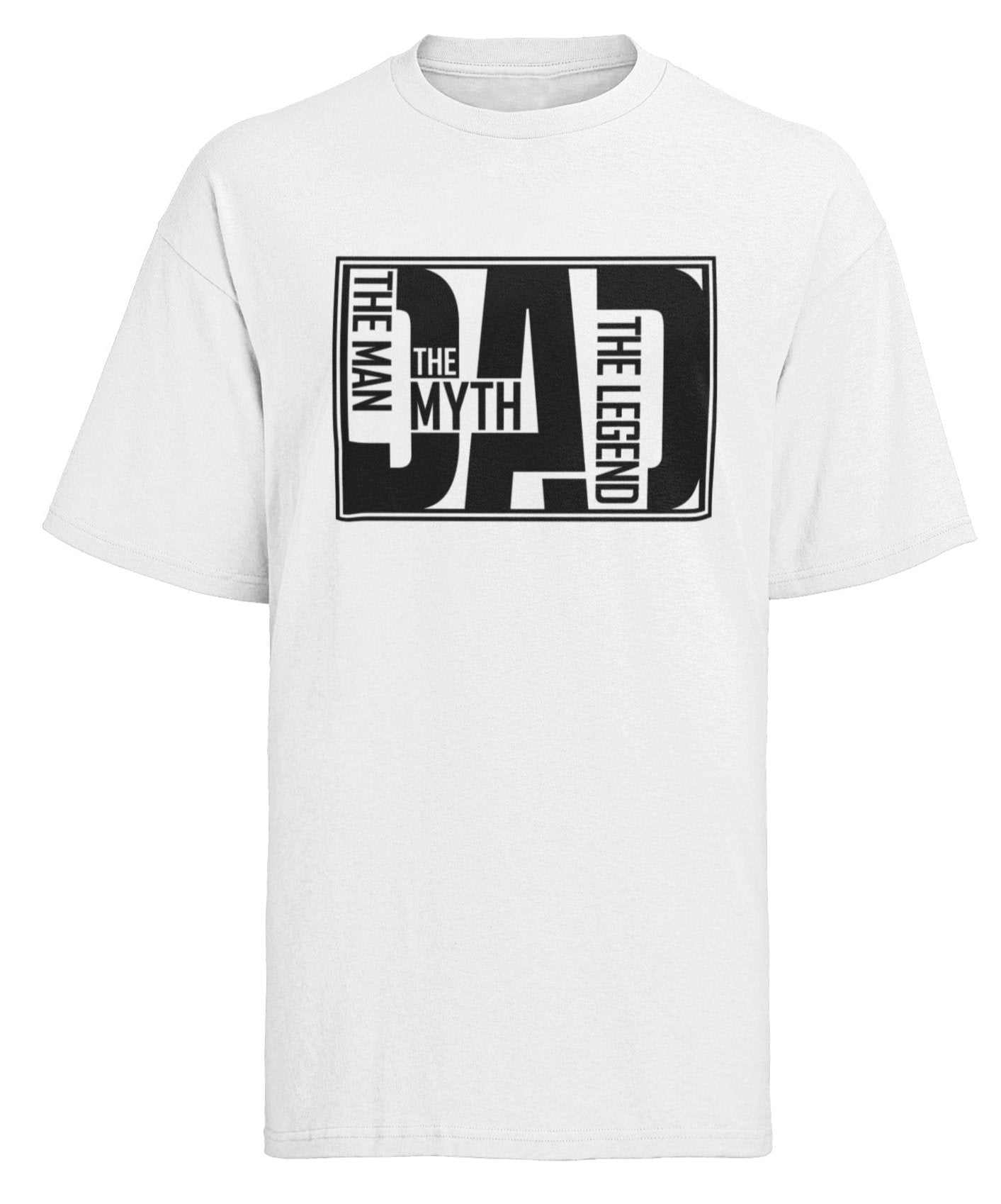 Dad The Man The Myth The Legend T-Shirt, perfect gift for Father’s Day, Christmas, or new dads.
