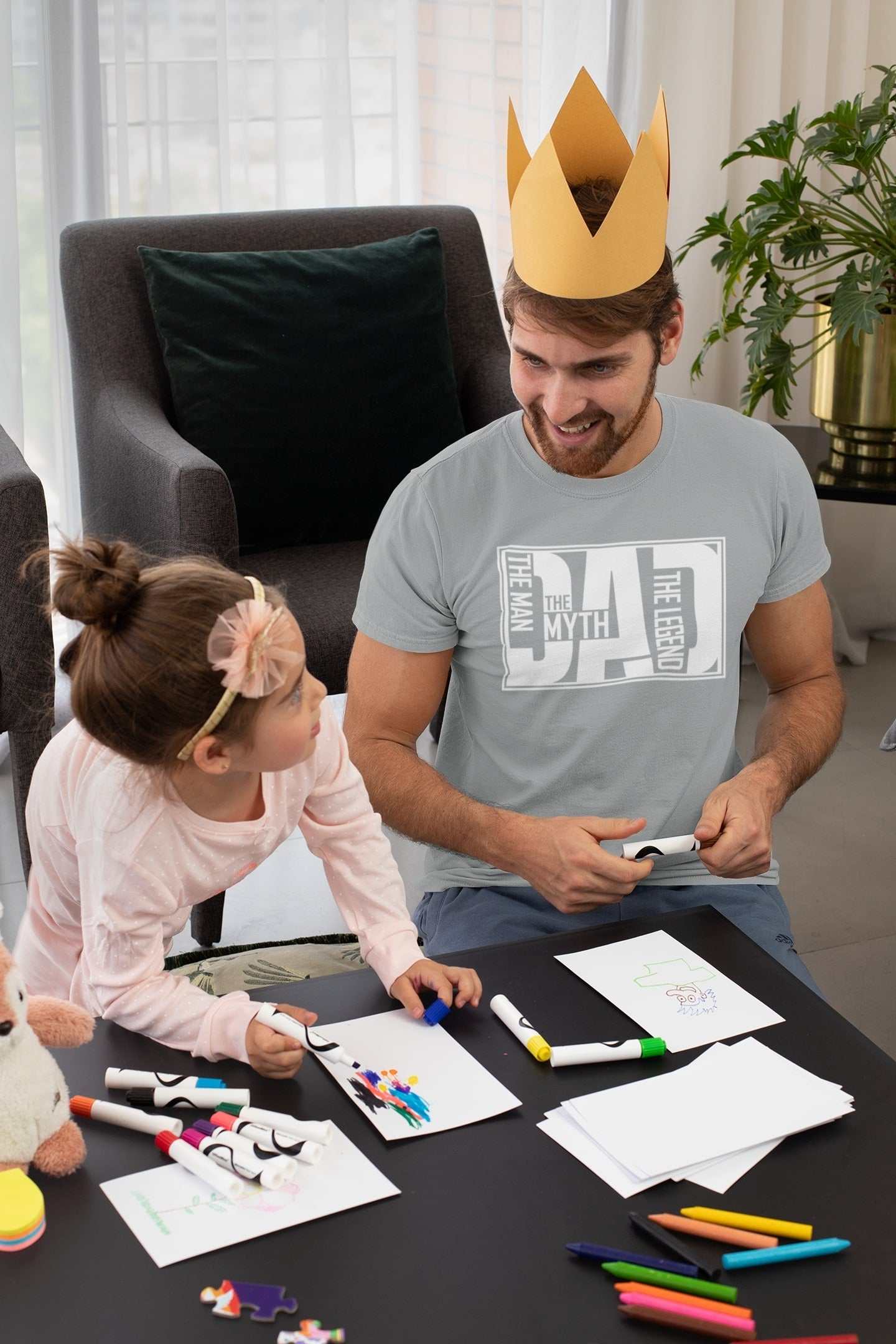 Dad The Man The Myth The Legend Funny T Shirt Gift Idea Fathers Day XMGalaxy Tees