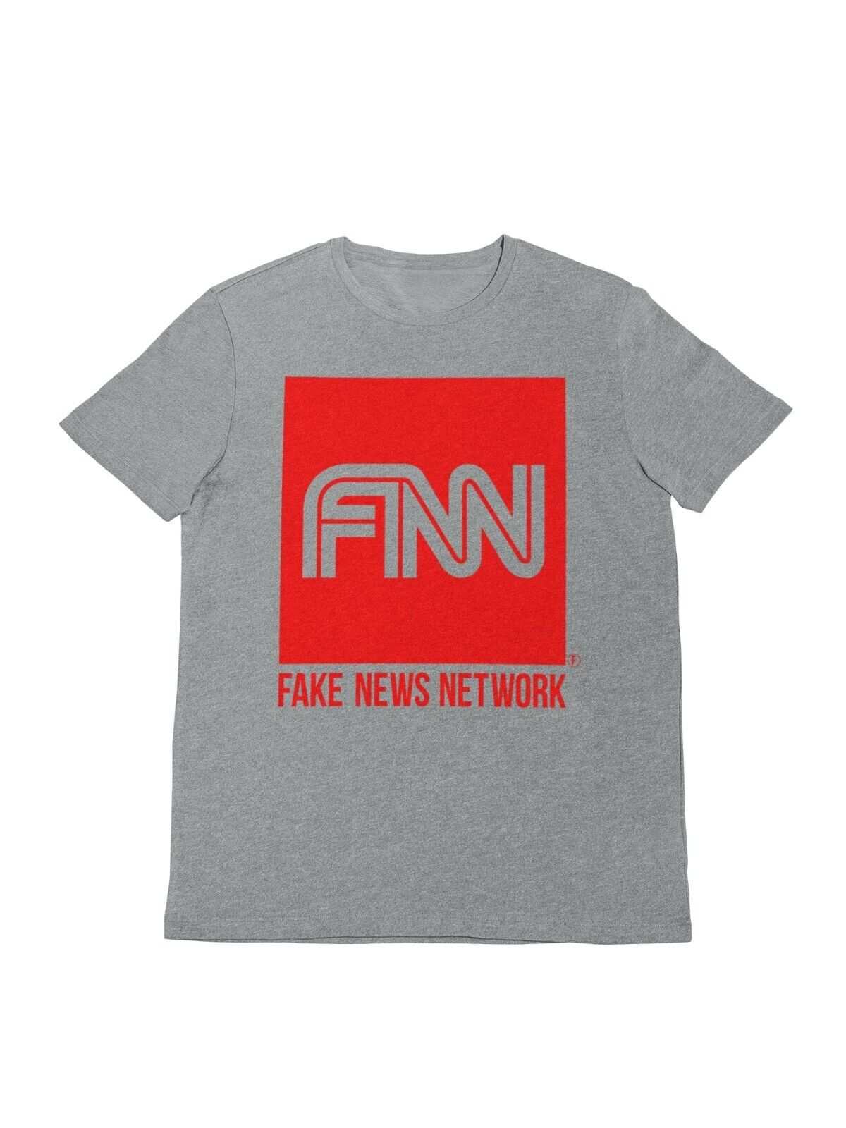 FAKE NEWS NETWORK Funny Parody T Shirt Trump Donald Network TV ConservGalaxy Tees