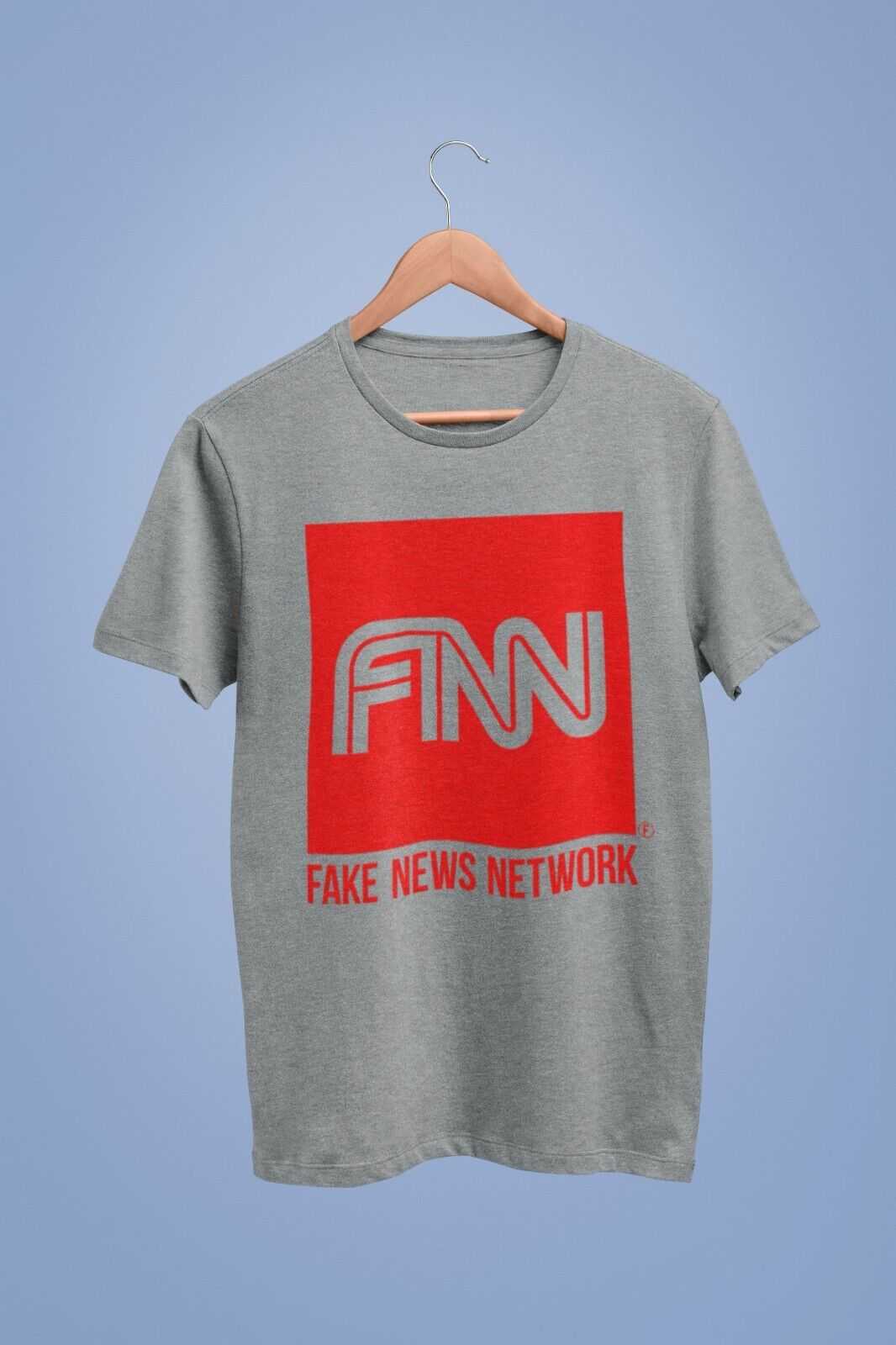 FAKE NEWS NETWORK Funny Parody T Shirt Trump Donald Network TV ConservGalaxy Tees