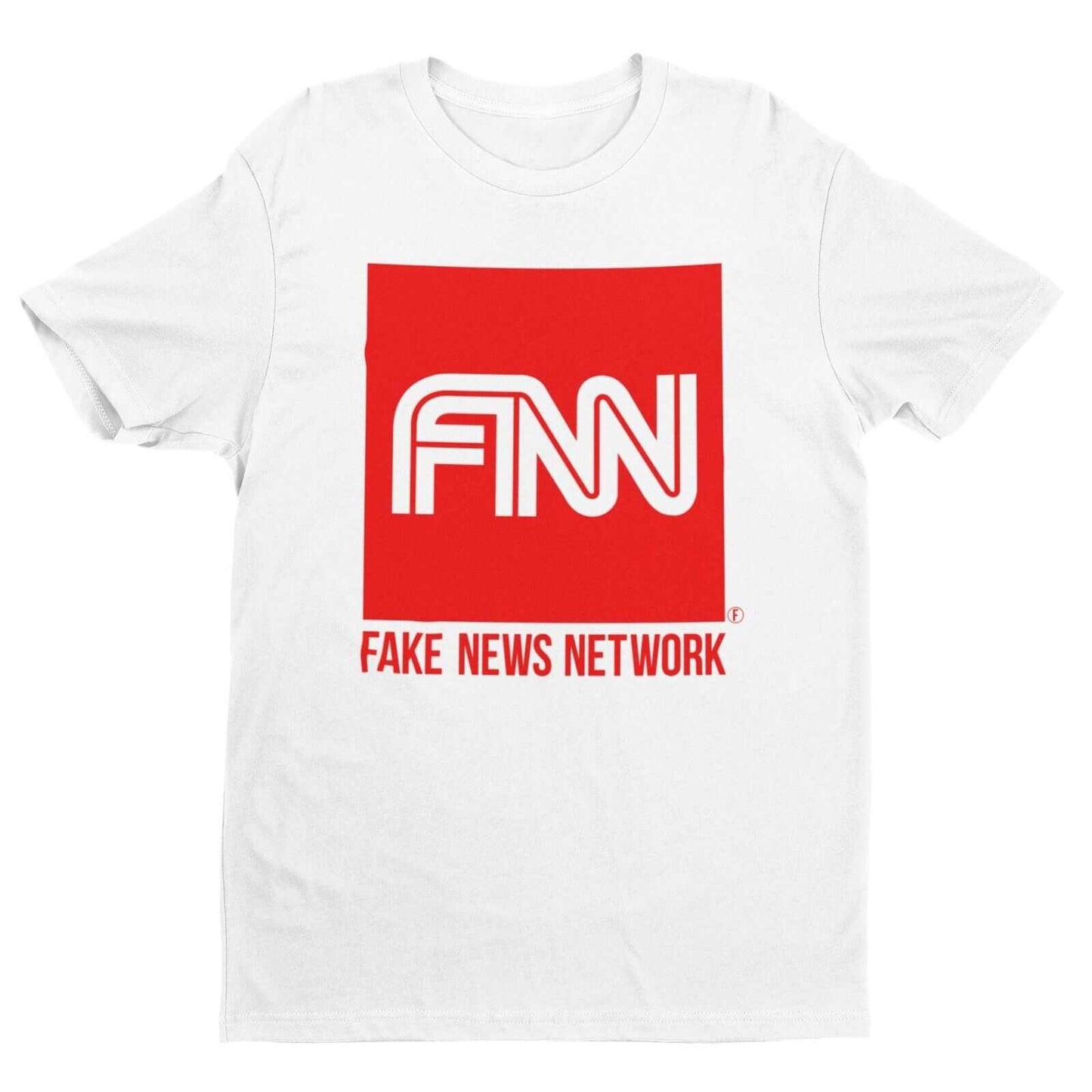 FAKE NEWS NETWORK Funny Parody T Shirt Trump Donald Network TV ConservGalaxy Tees