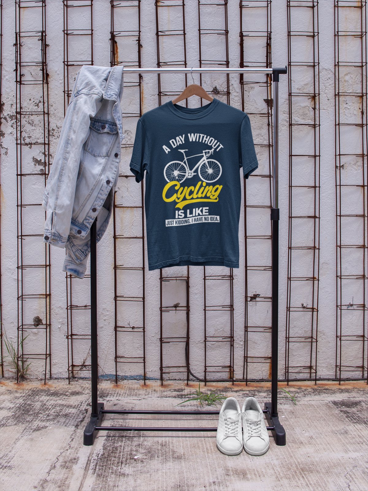 Funny A Day Without Cycling T Shirt Is Like Just Kidding I Have No IdeGalaxy Tees