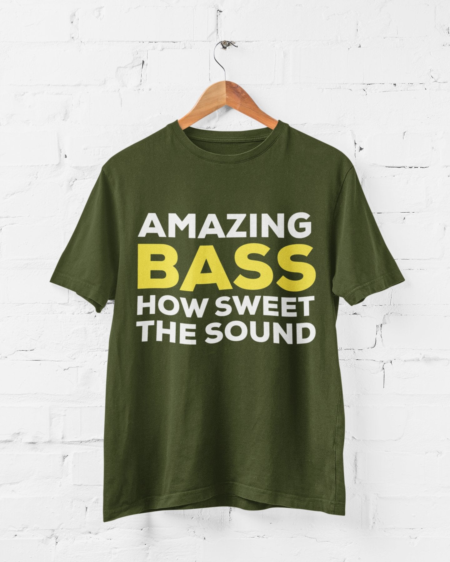 Funny AMAZING BASS T Shirt Funny Bassist Guitar Guitarist T-Shirt ParoGalaxy Tees