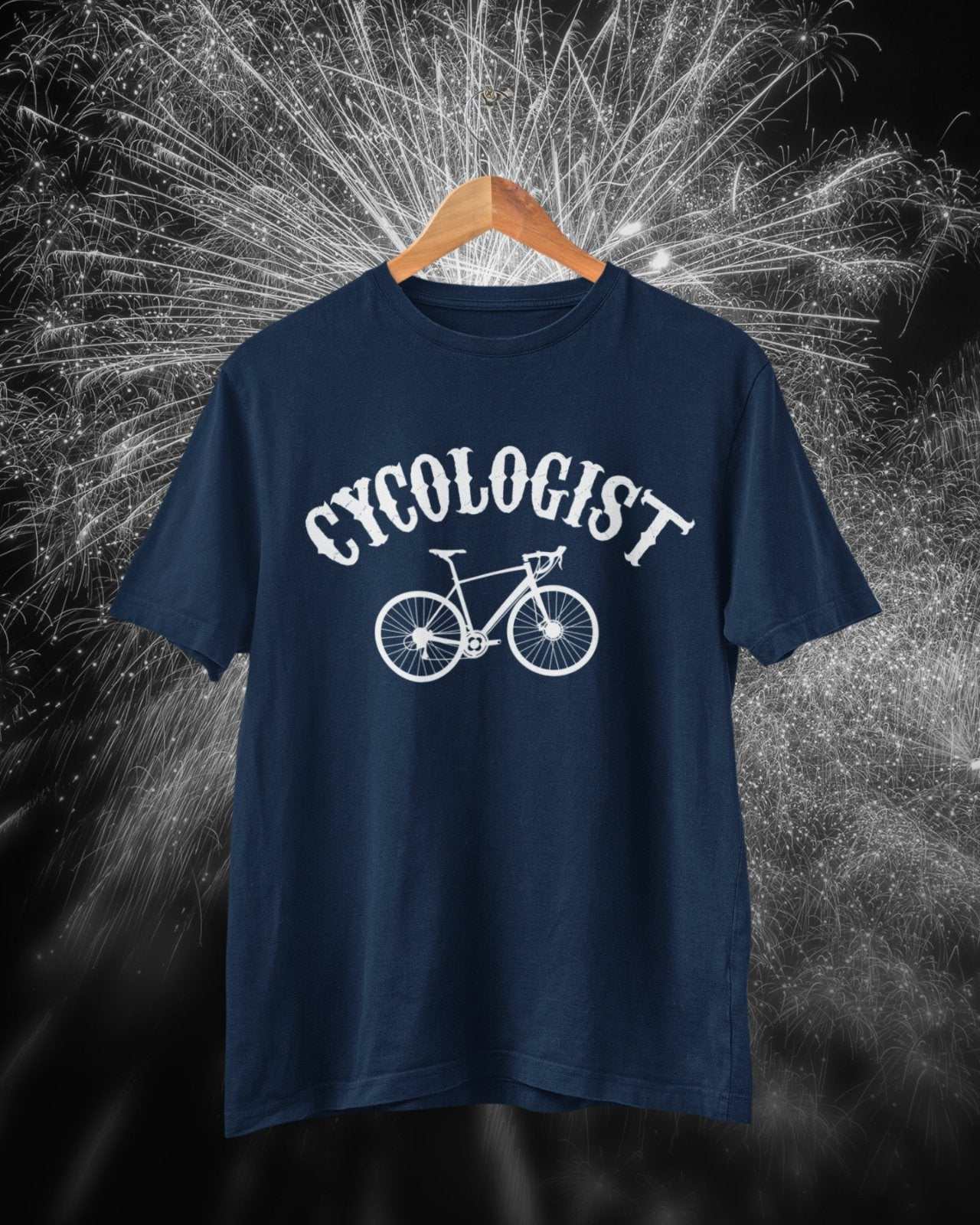 Funny Cycling T Shirt CYCOLOGIST Parody Gift For Cyclist Bike Dad CyclGalaxy Tees