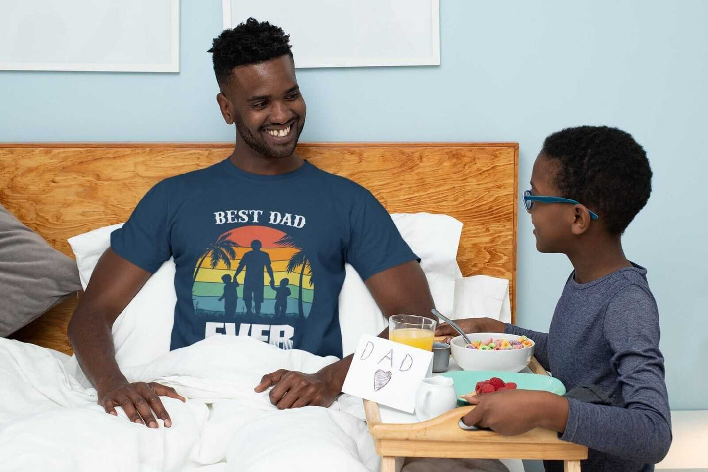 Funny Dad T Shirt BEST DAD EVER Fathers Day Gift Idea Great Father PreGalaxy Tees