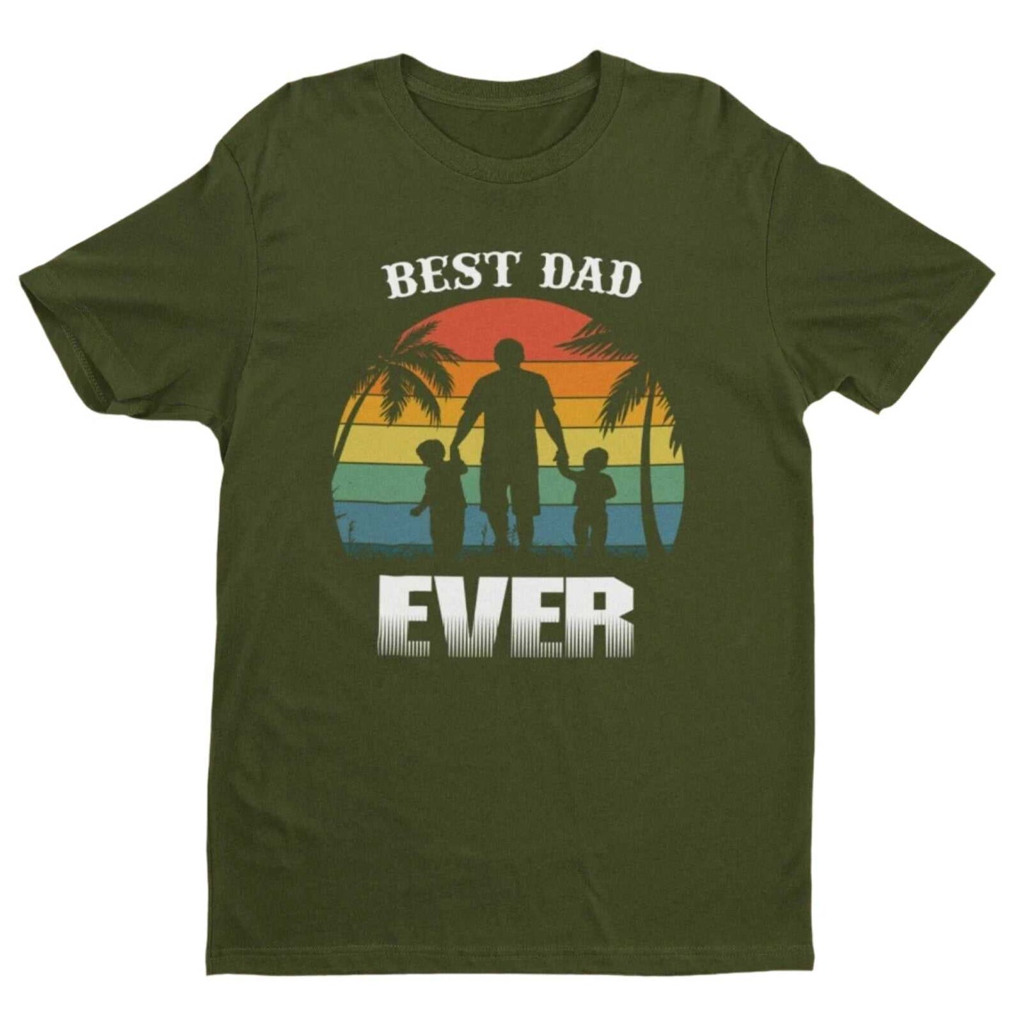 Funny Dad T Shirt BEST DAD EVER Fathers Day Gift Idea Great Father PreGalaxy Tees