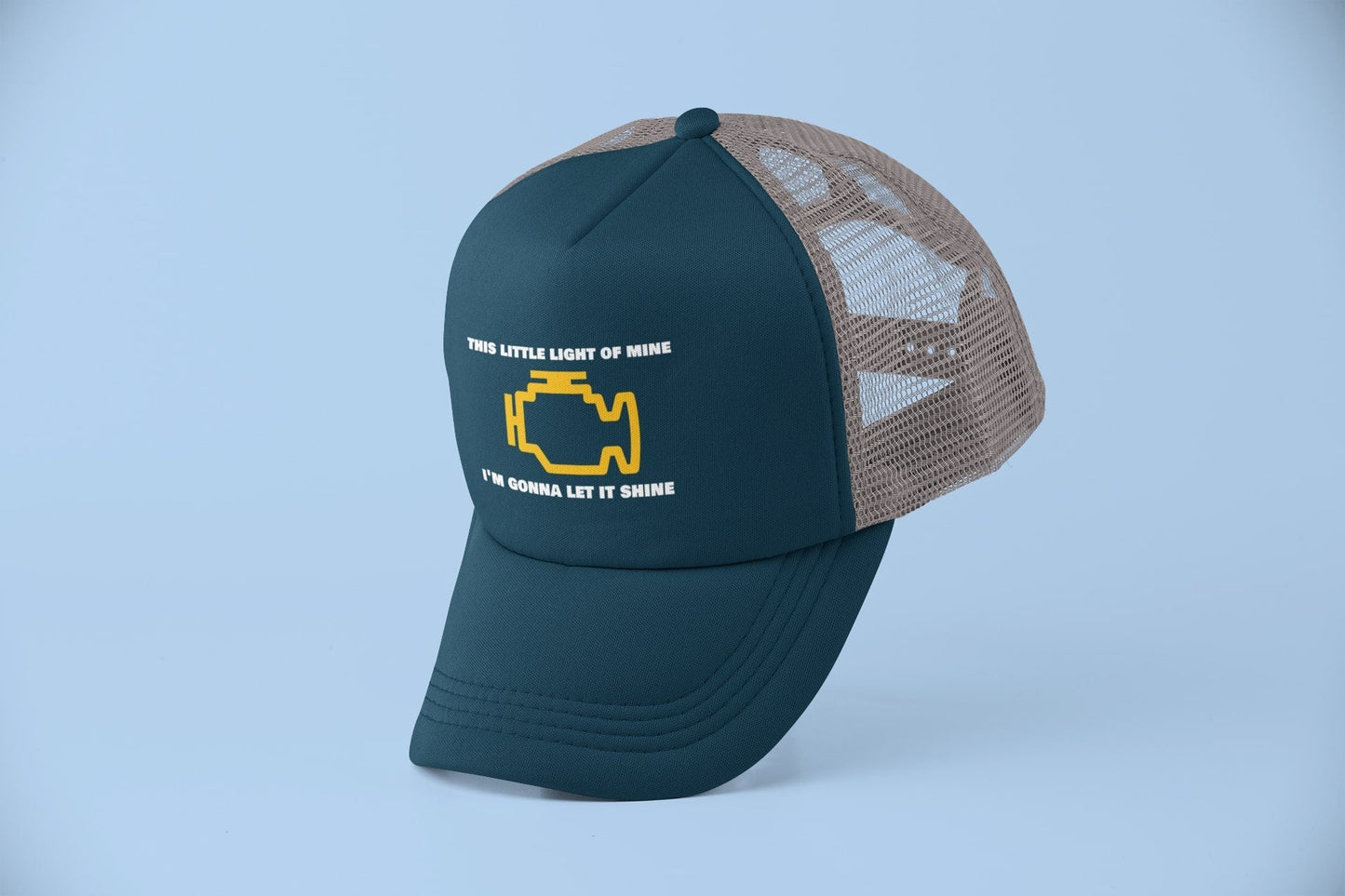 Funny Engine Light Trucker Cap This Little Light I'm Going To Let It SGalaxy Tees
