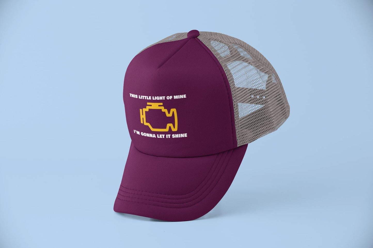 Funny Engine Light Trucker Cap This Little Light I'm Going To Let It SGalaxy Tees