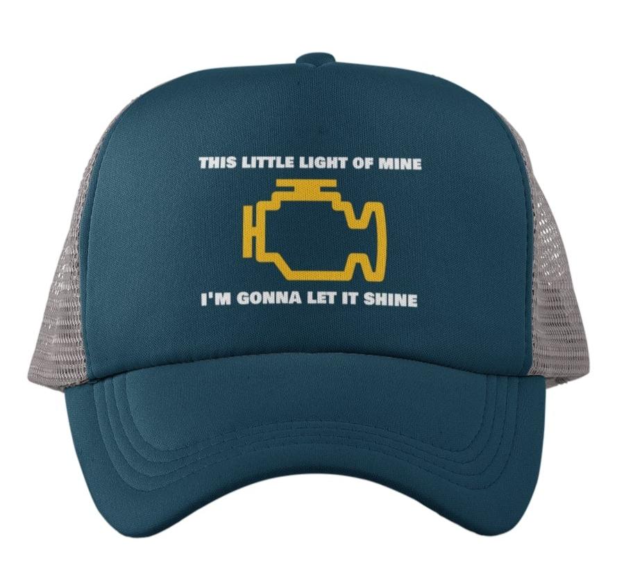 Funny Engine Light Trucker Cap This Little Light I'm Going To Let It SGalaxy Tees