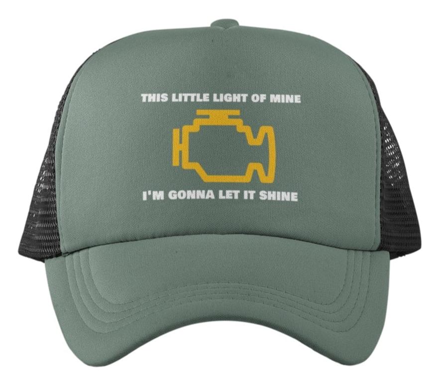 Funny Engine Light Trucker Cap This Little Light I'm Going To Let It SGalaxy Tees
