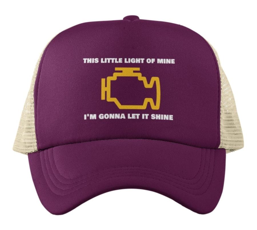 Funny Engine Light Trucker Cap This Little Light I'm Going To Let It SGalaxy Tees