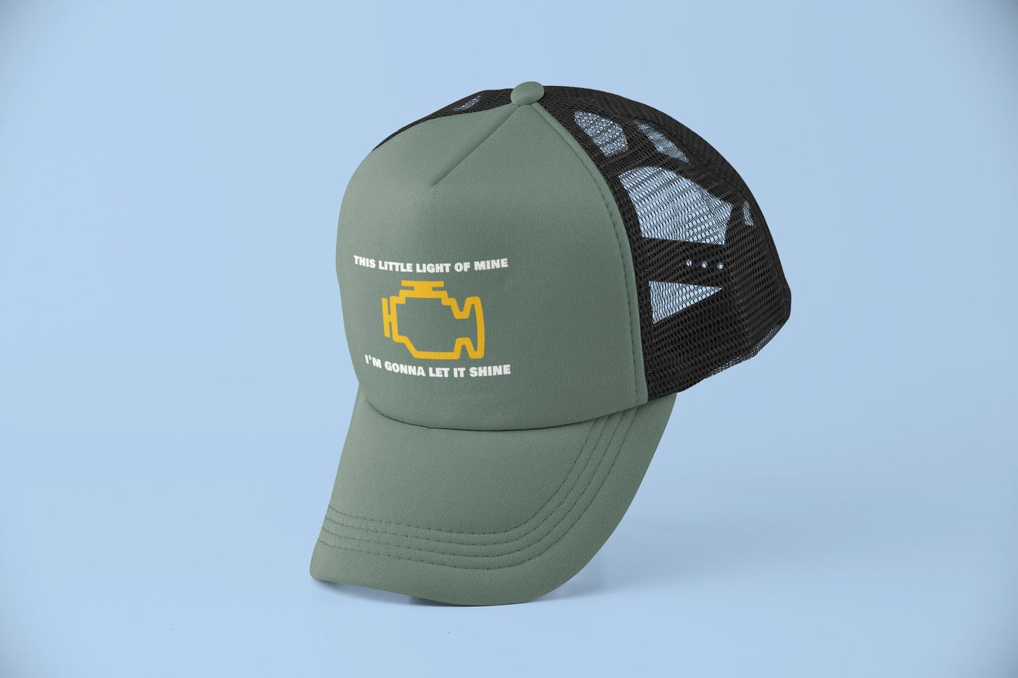 Funny Engine Light Trucker Cap This Little Light I'm Going To Let It SGalaxy Tees