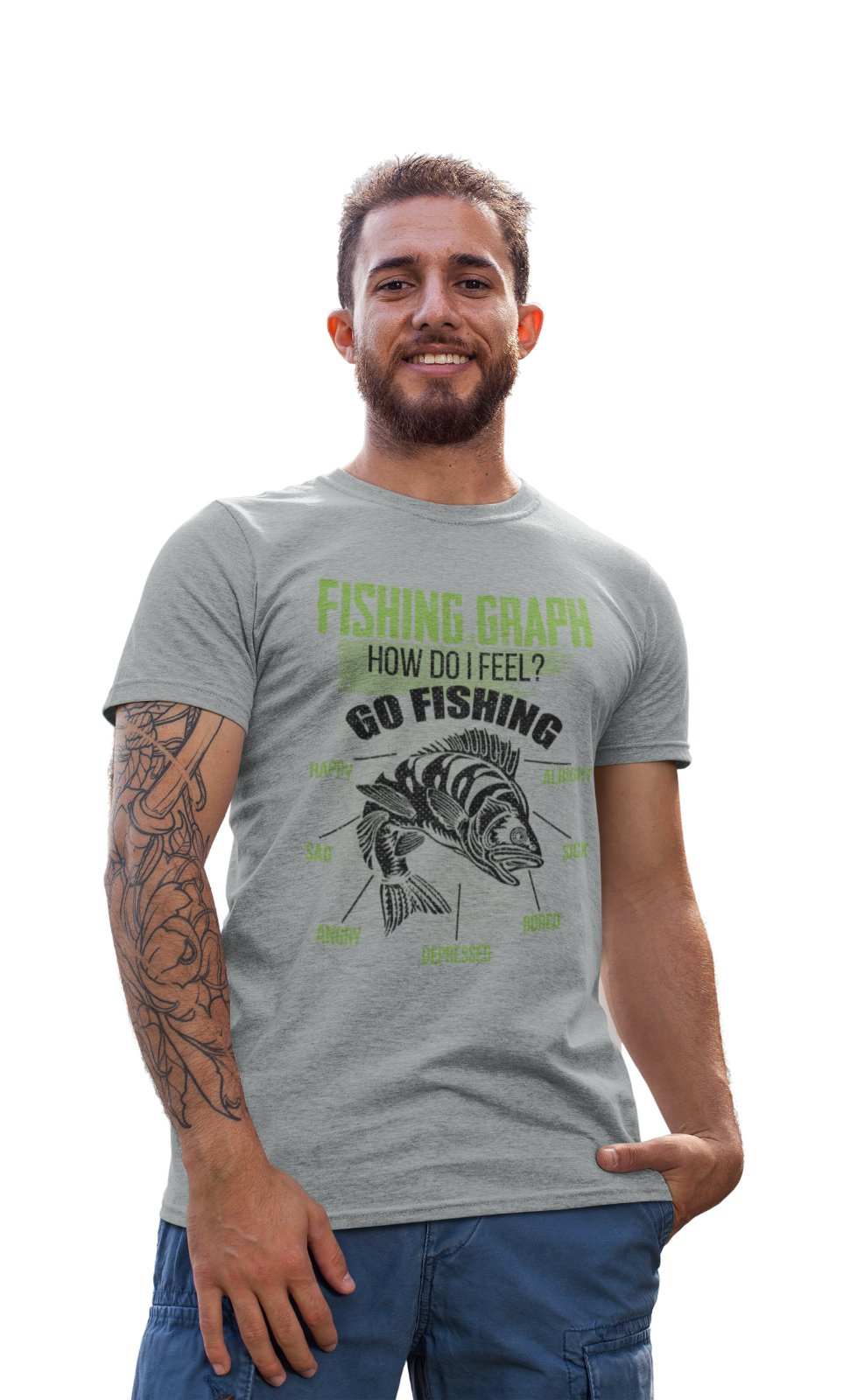 Funny Fishing T Shirt Fishing Graph How I Feel Always Go Fishing FisheGalaxy Tees