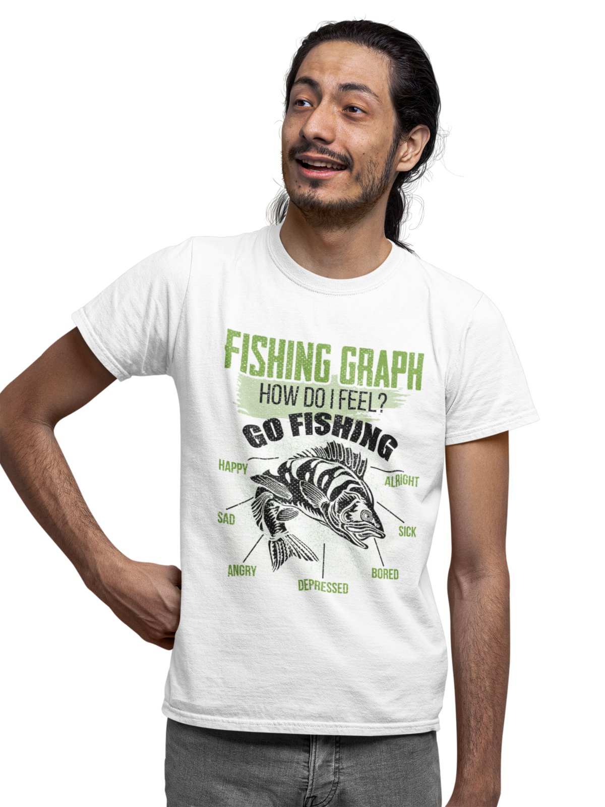 Funny Fishing T Shirt Fishing Graph How I Feel Always Go Fishing FisheGalaxy Tees