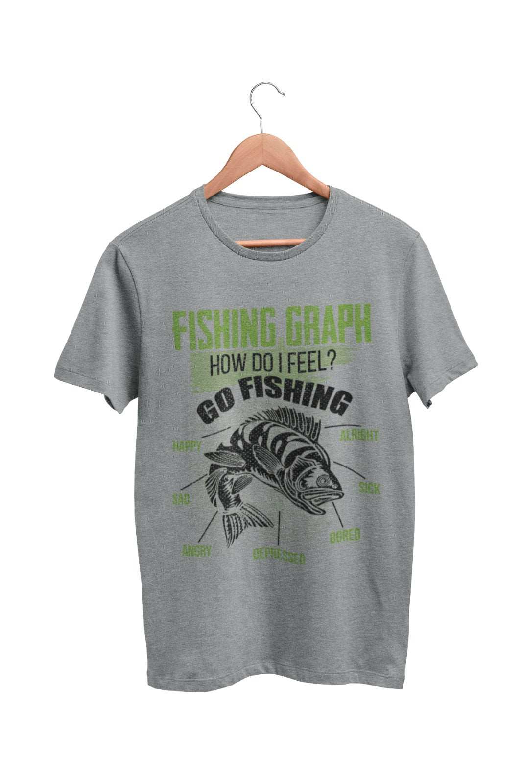 Funny Fishing T Shirt Fishing Graph How I Feel Always Go Fishing FisheGalaxy Tees