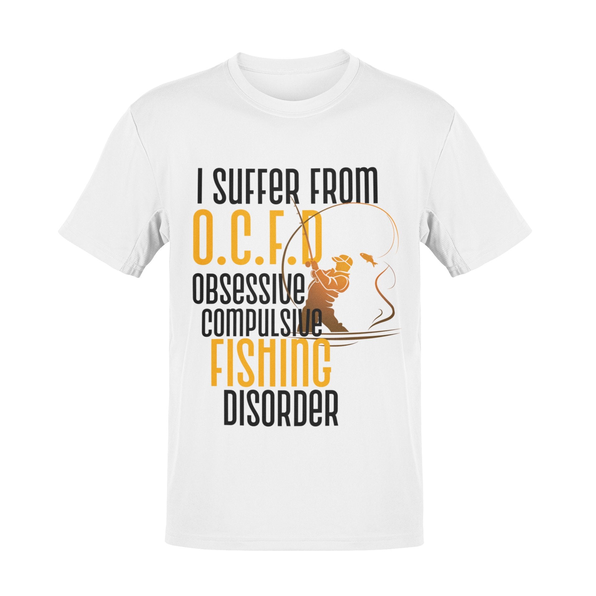 Funny Fishing T Shirt I Suffer From OCFD Obsessive Fishing Disorder OCGalaxy Tees