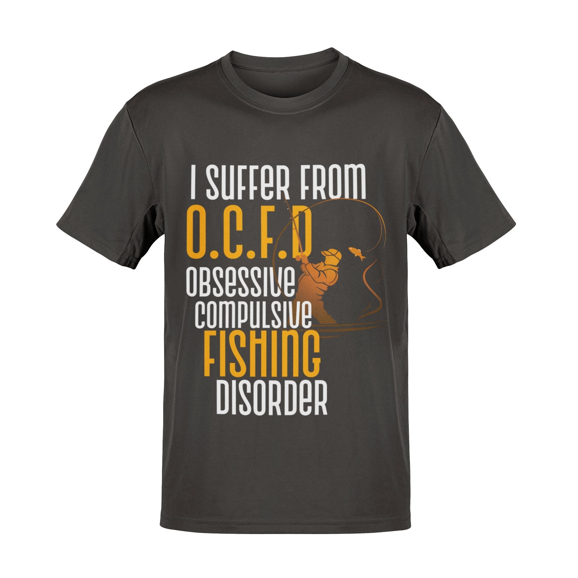 Funny Fishing T Shirt I Suffer From OCFD Obsessive Fishing Disorder OCGalaxy Tees