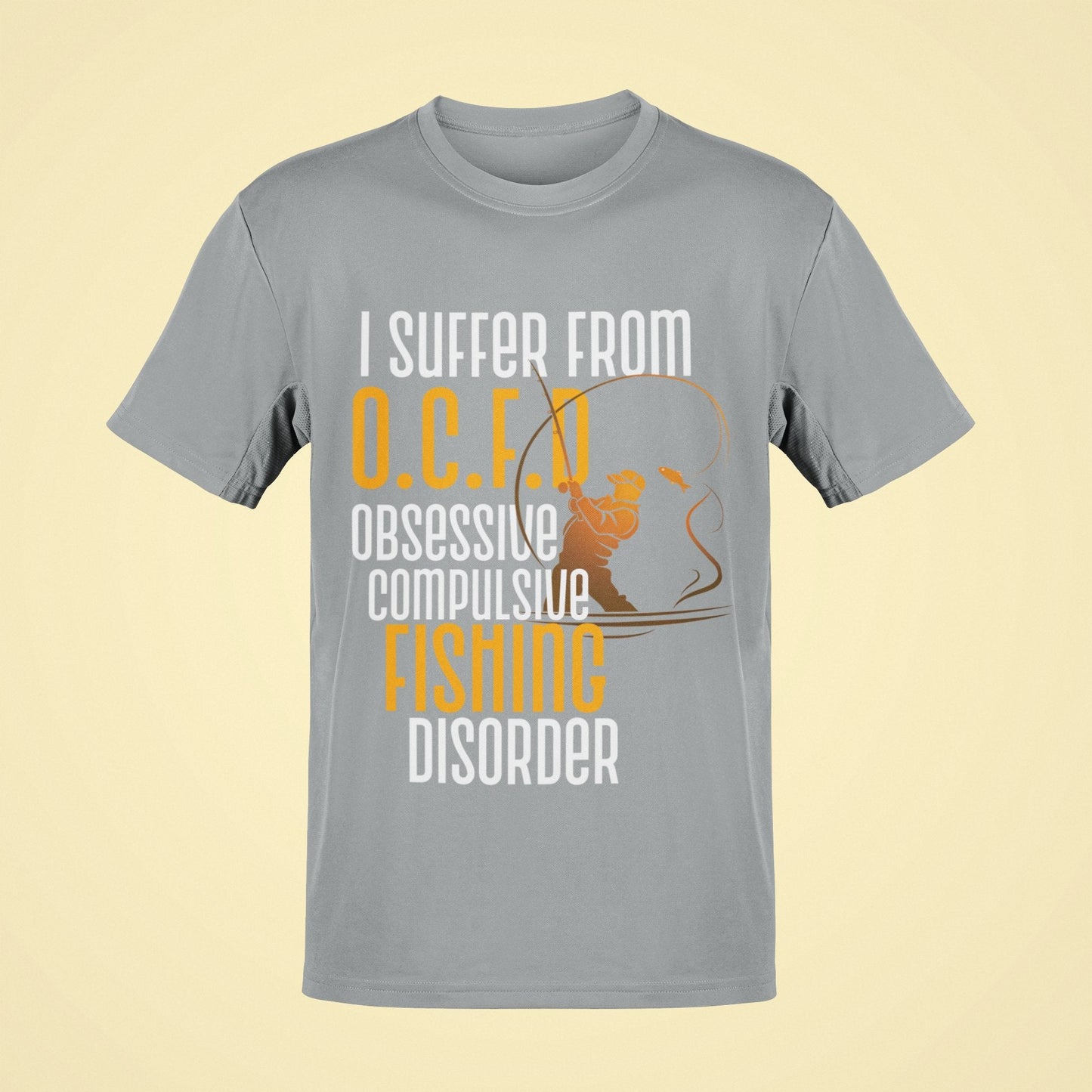 Funny Fishing T Shirt I Suffer From OCFD Obsessive Fishing Disorder OCGalaxy Tees