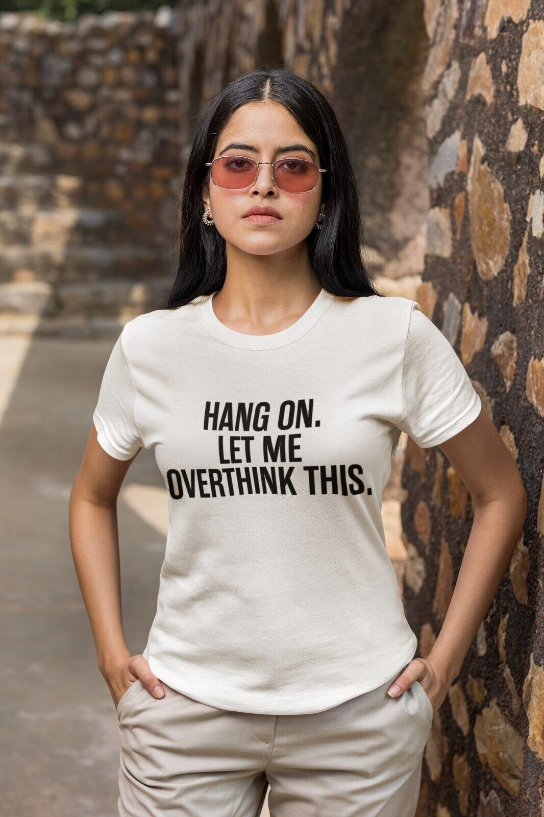 Funny OCD T Shirt HANG ON LET ME OVERTHINK THIS Overthinker Novelty JoGalaxy Tees