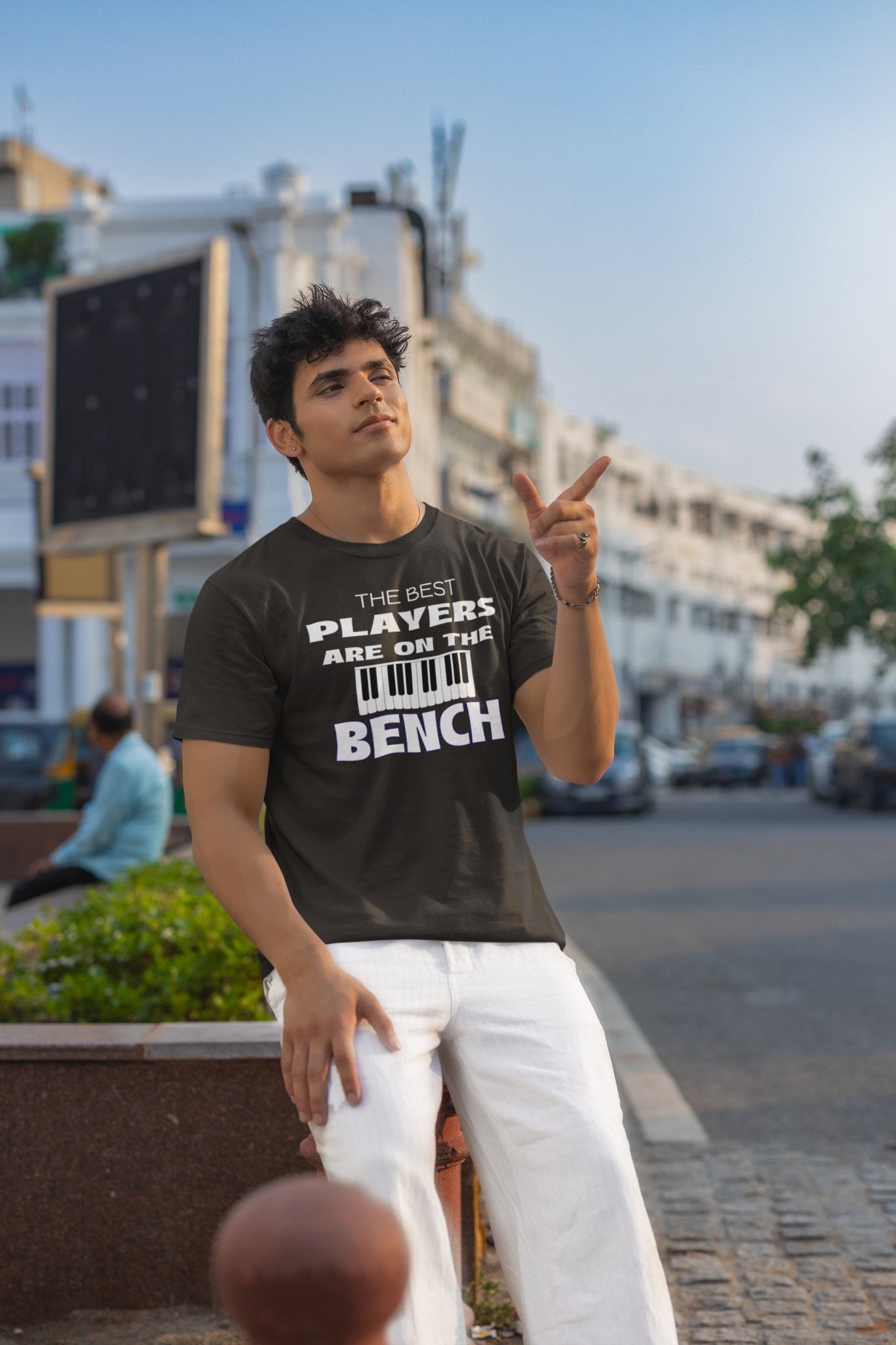 Funny Piano Keyboard Player T Shirt The Best Players Are On The Bench Galaxy Tees