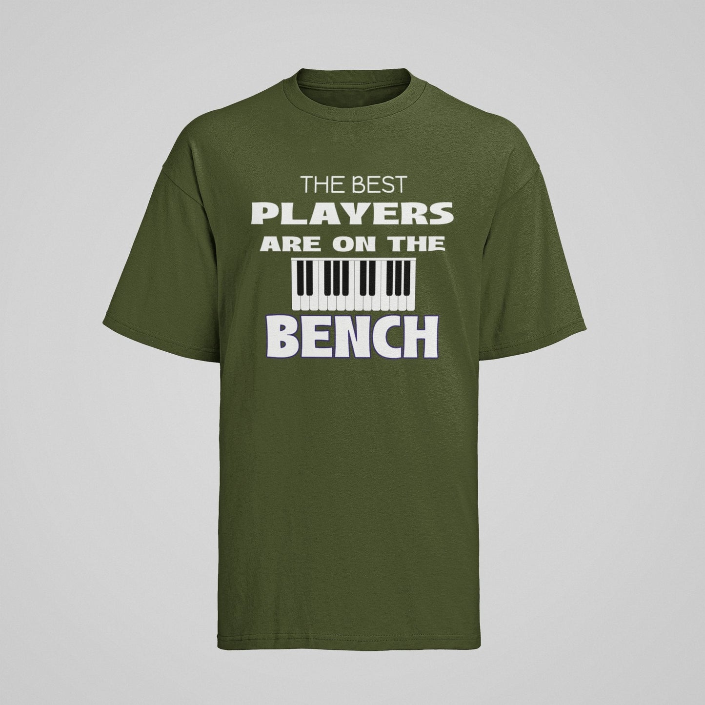 Funny Piano Keyboard Player T Shirt The Best Players Are On The Bench Galaxy Tees